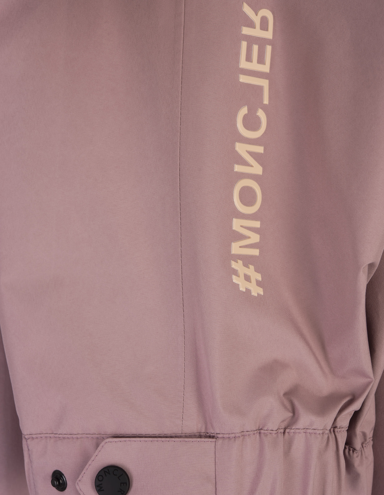 Shop Moncler Light Pink Gore-tex Trousers