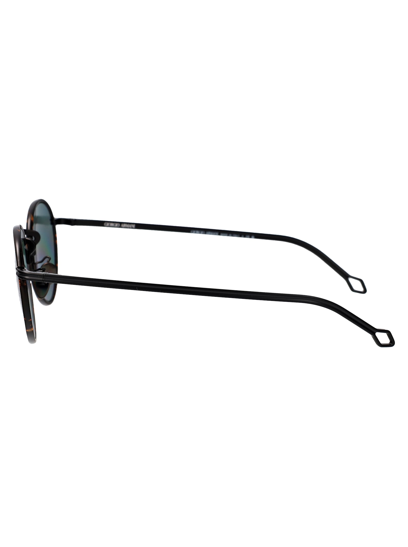 Shop Giorgio Armani 0ar6163j Sunglasses In Matte Black