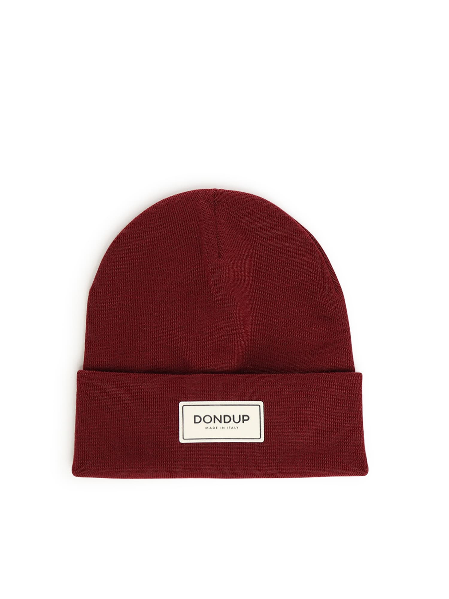 Dondup Logo-patch Beanie Hat In Black