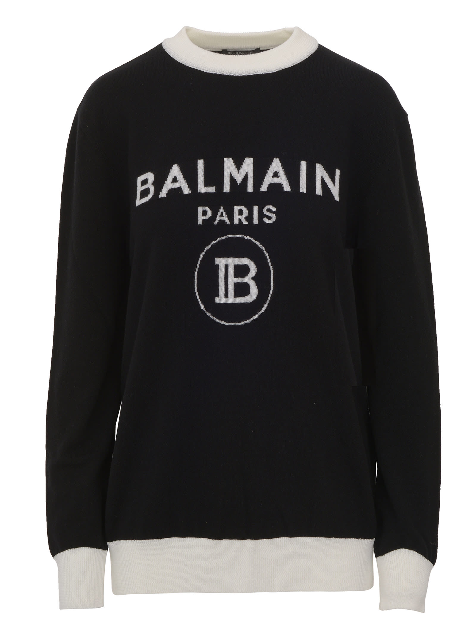 Balmain Balmain Paris Sweater - Black - 11001729 | italist