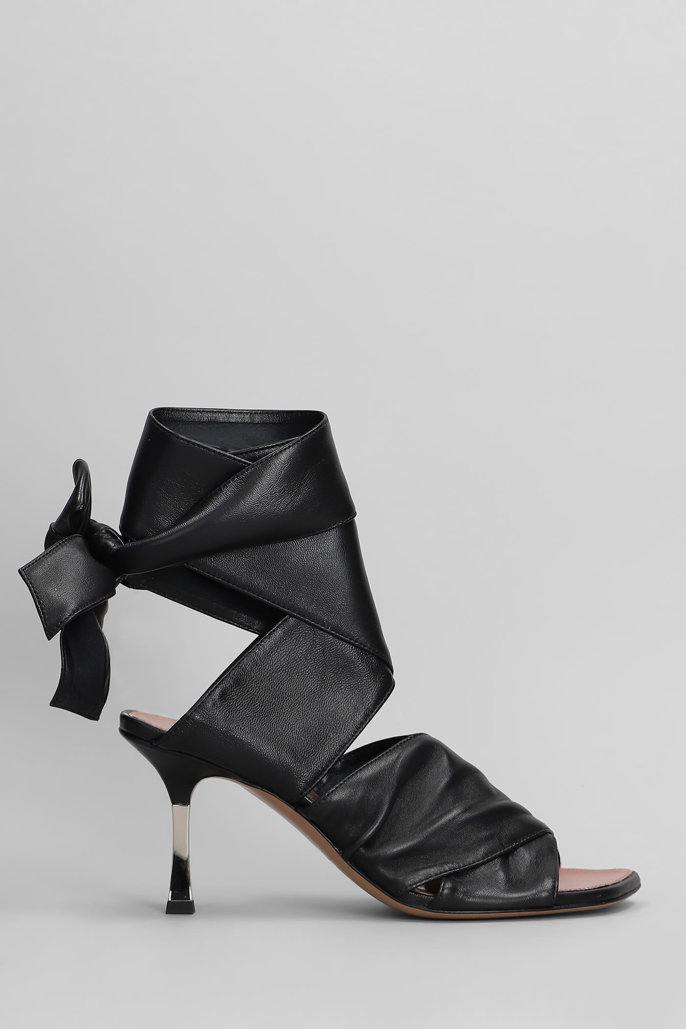 Shop Paris Texas Lorena Sandals In Black Leather