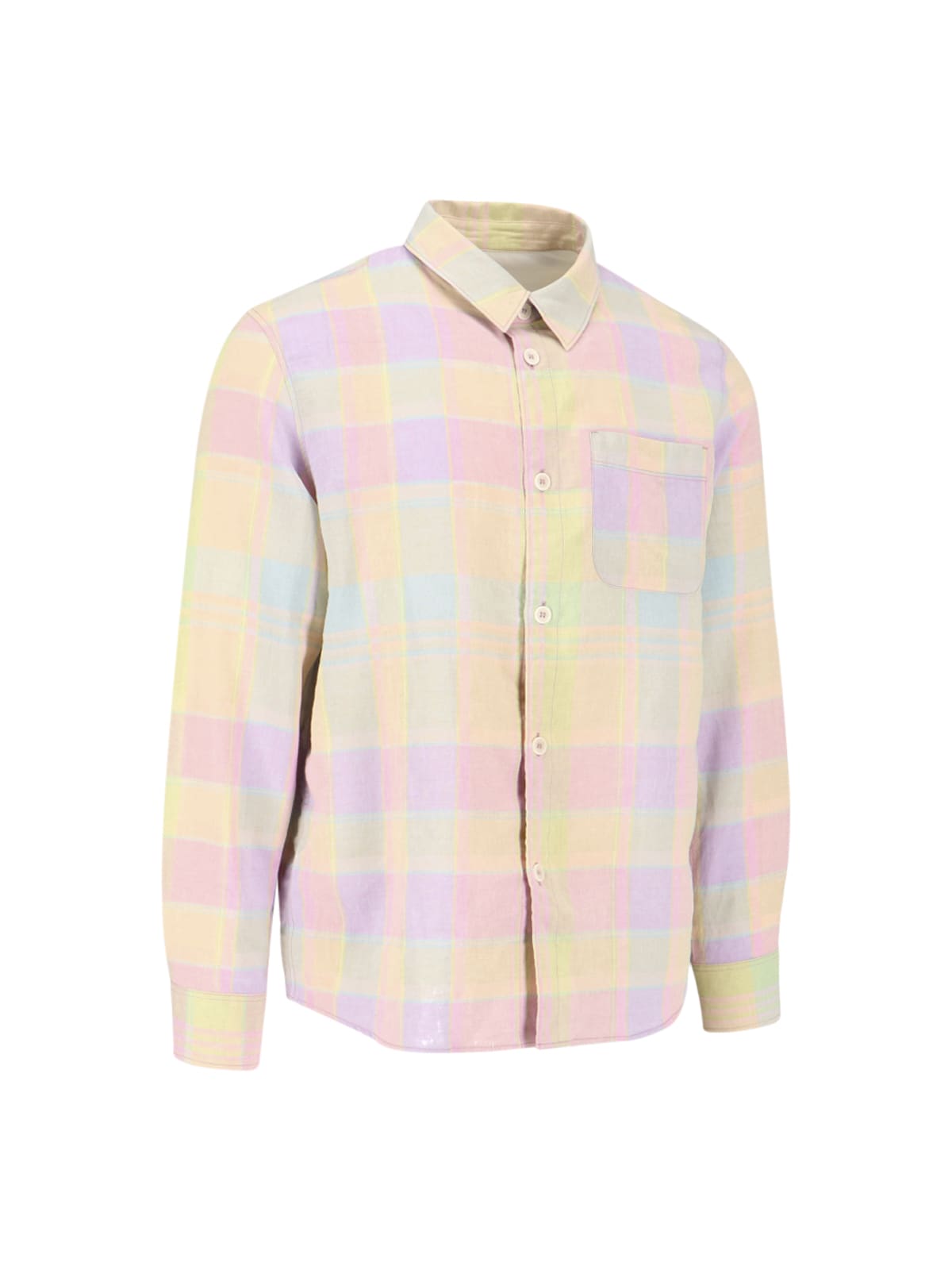 Shop Apc Trek Shirt In Multicolor