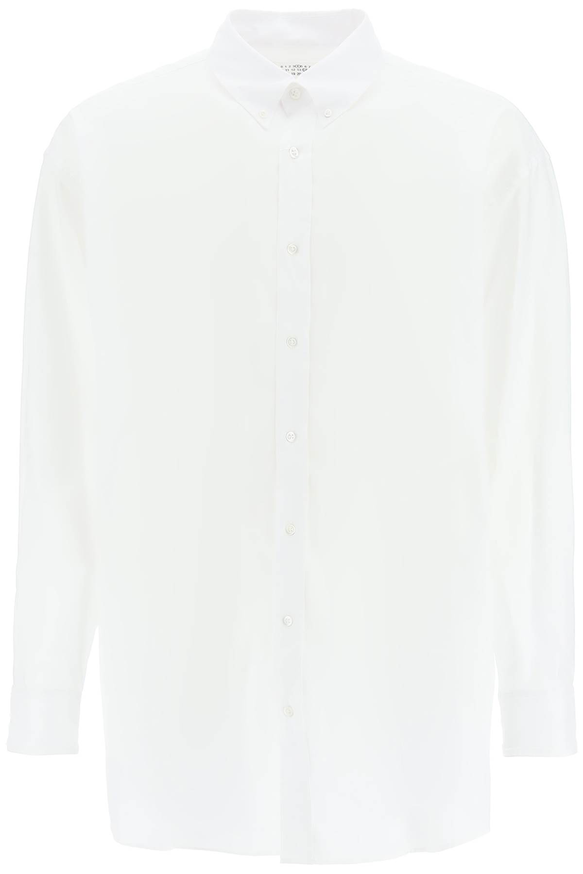 Maison Margiela Oversized Shirt In Oxford Cotton