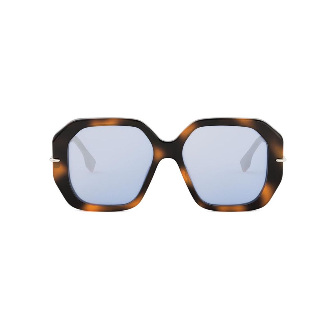 Fendi Geometric Sunglasses In Multi