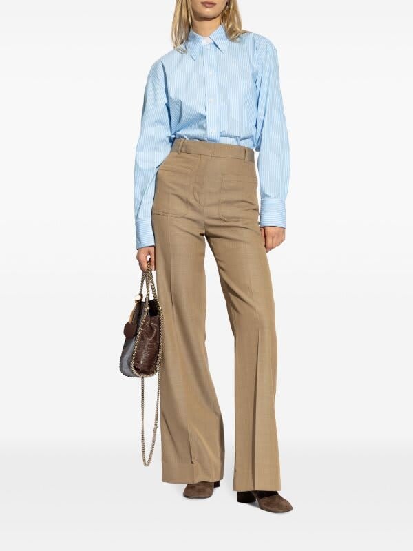 Shop Victoria Beckham Camicia Cropped In Marina White