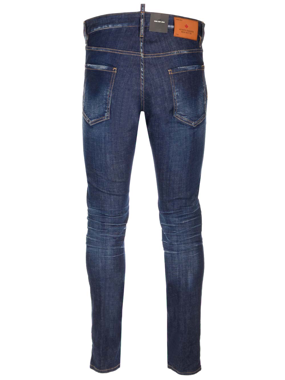 Shop Dsquared2 Dark Wash Cool Guy Jeans In Navy Blue