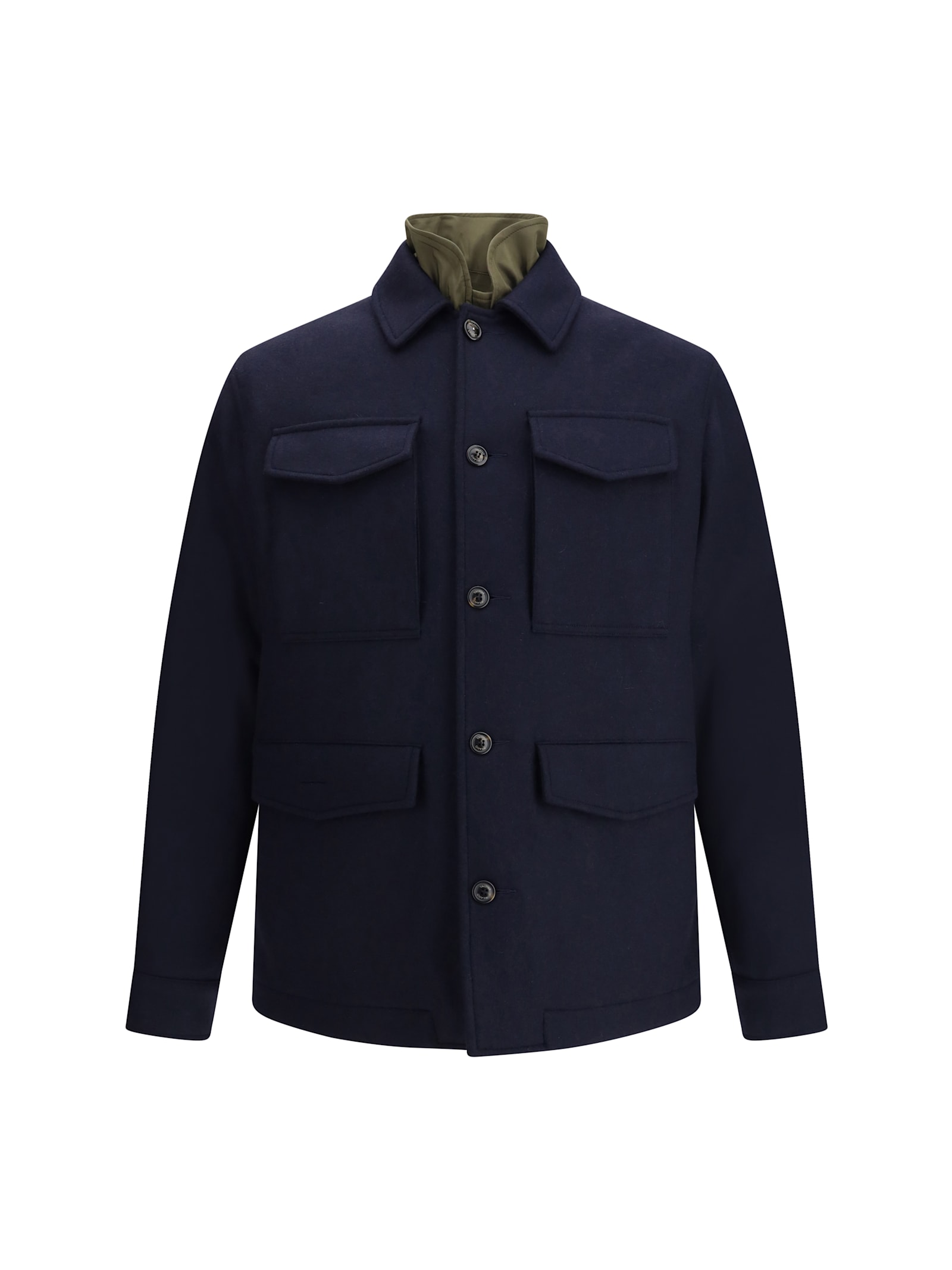 Valstar Button-fastening Flap-pocket Jacket In Blue