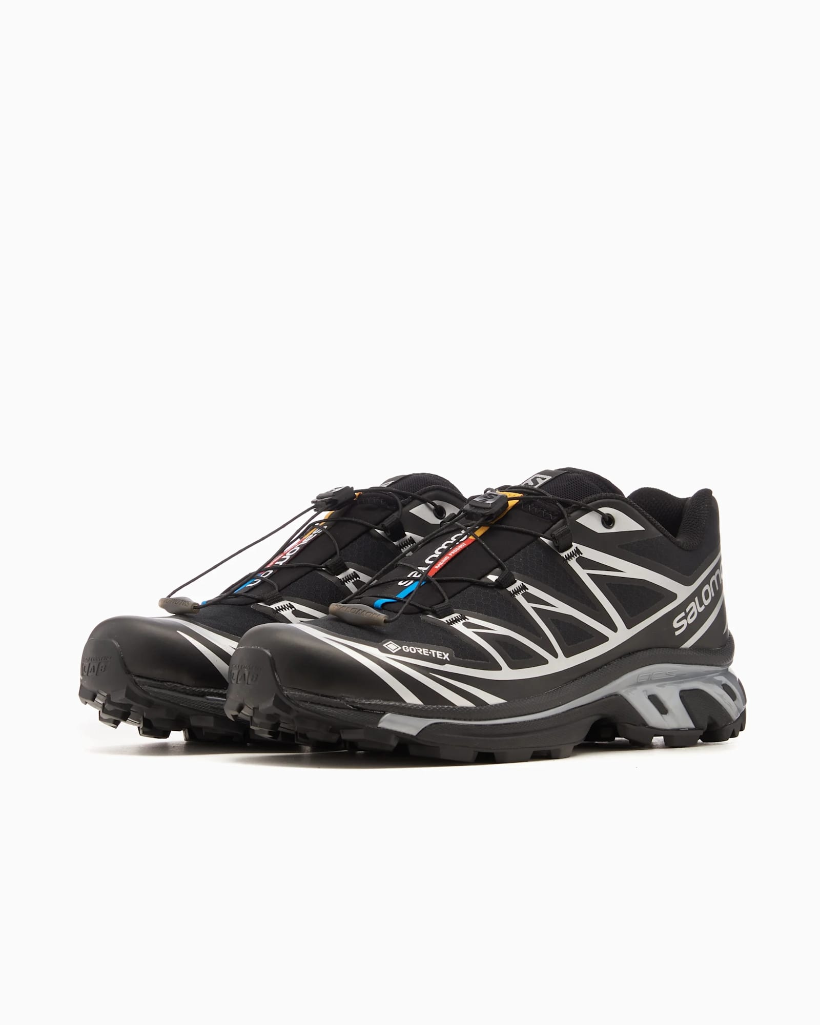 Shop Salomon Xt-6 Gtx In Black Black Ftw Silver