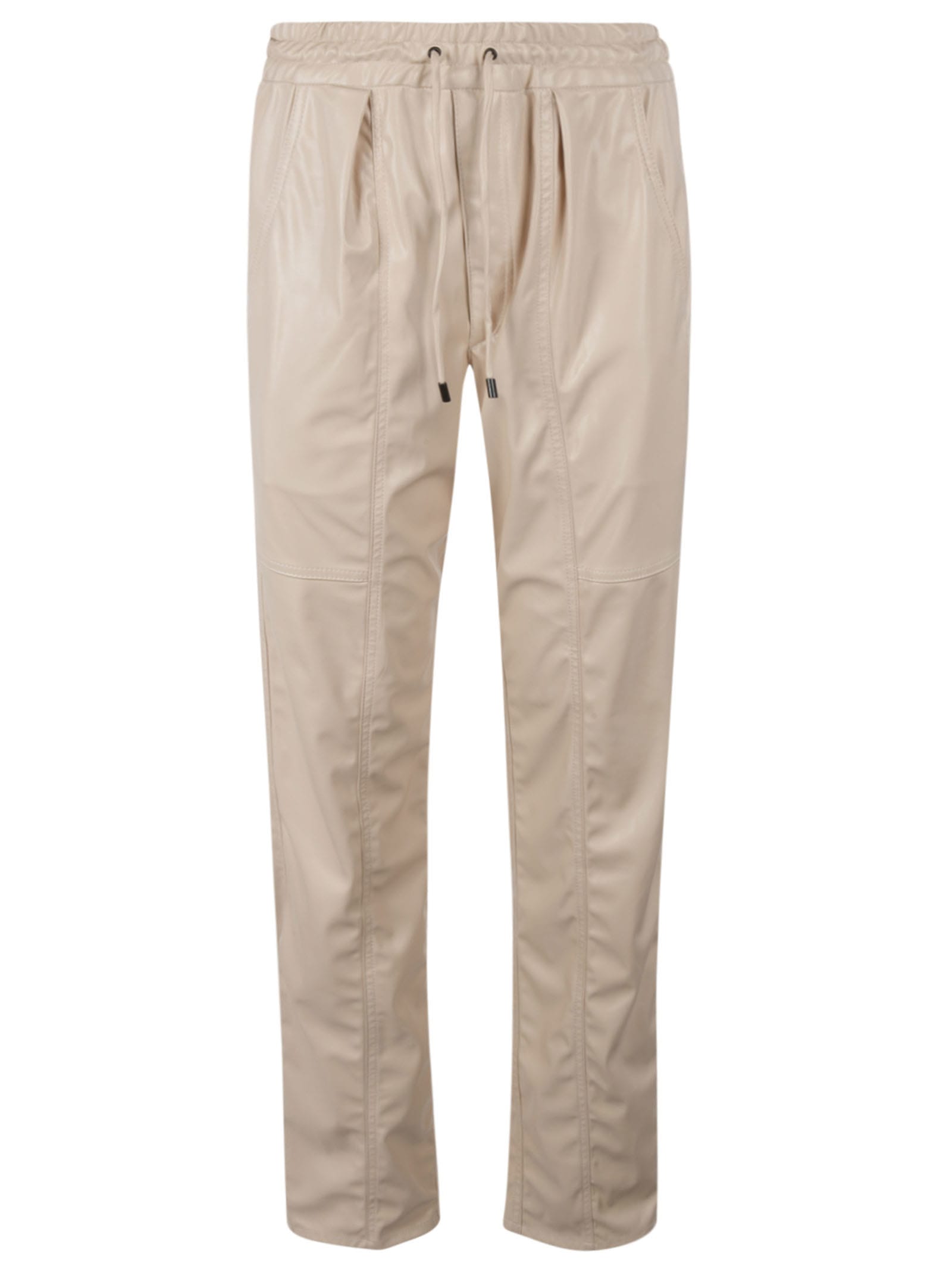 MARANT ETOILE LACED STRAIGHT TROUSERS