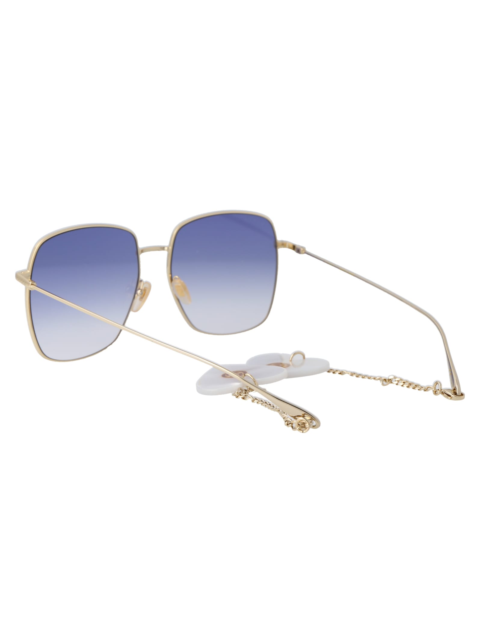 Shop Gucci Gg1031s Sunglasses In 004 Gold Gold Violet