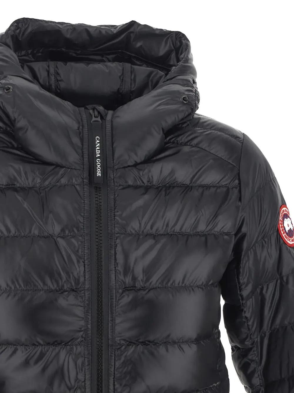 Shop Canada Goose Cypress Hooded Jacket In Black