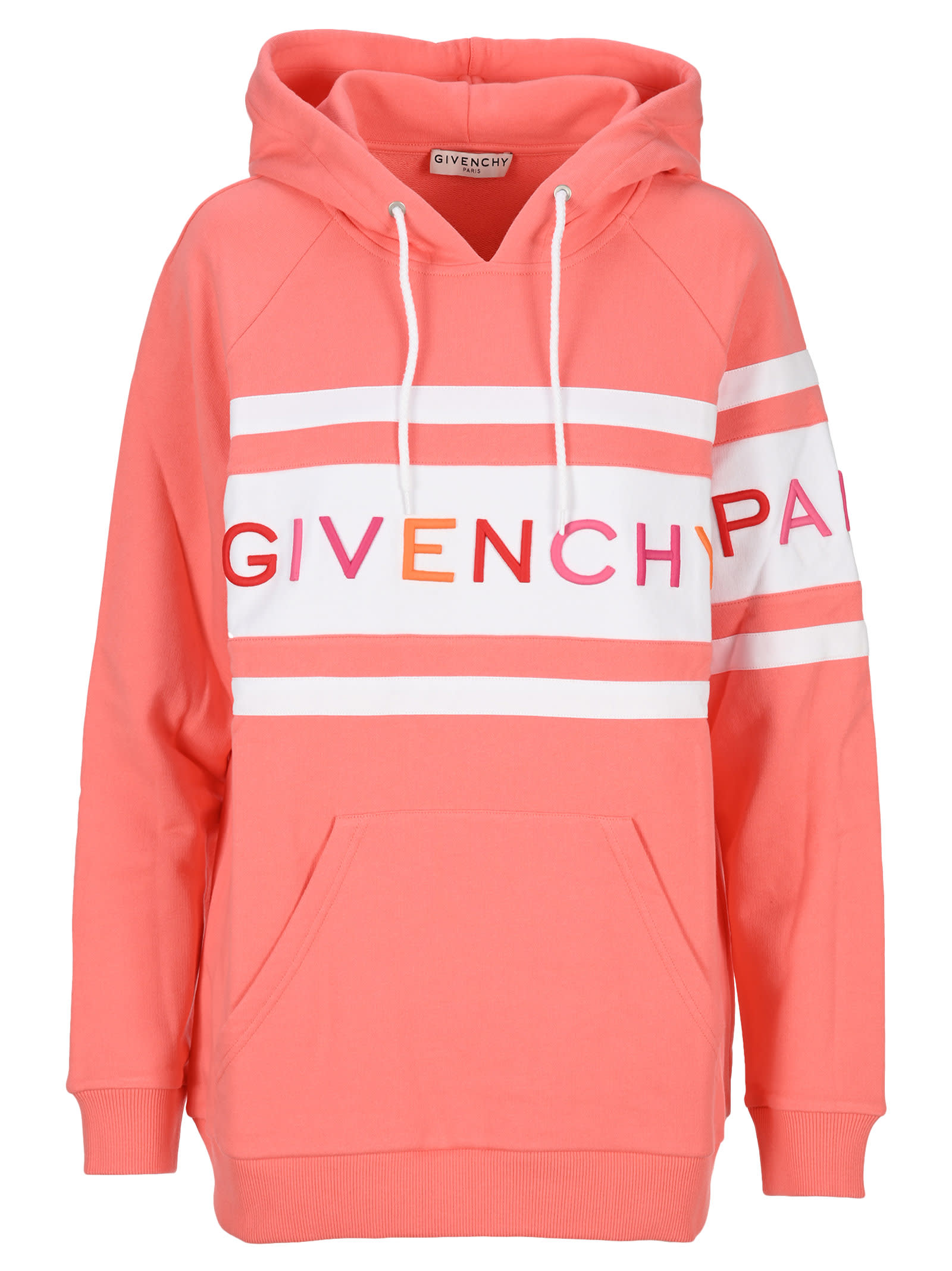 GIVENCHY CONTRASTING STRIPES HOODIE,11217073