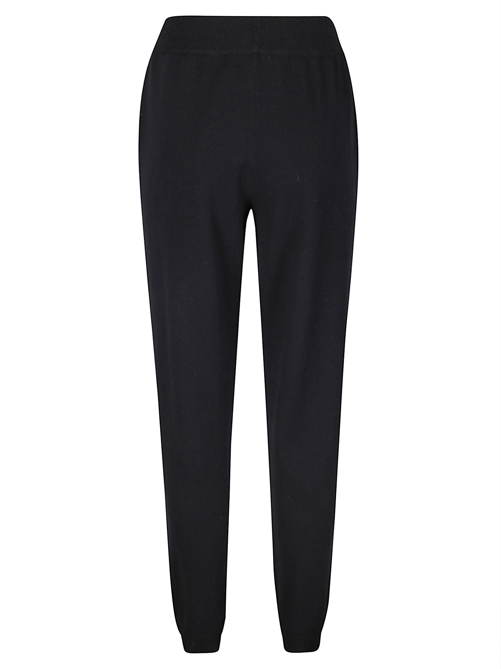 Lisa Yang Soft Cashmere Pants With High Waistband And Straight Legs In Black