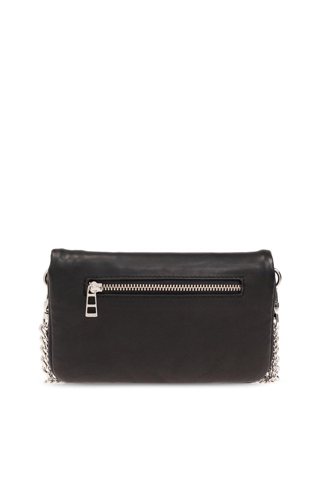 Shop Zadig &amp; Voltaire Rock Nano Lucky Charms Clutch Bag In Black
