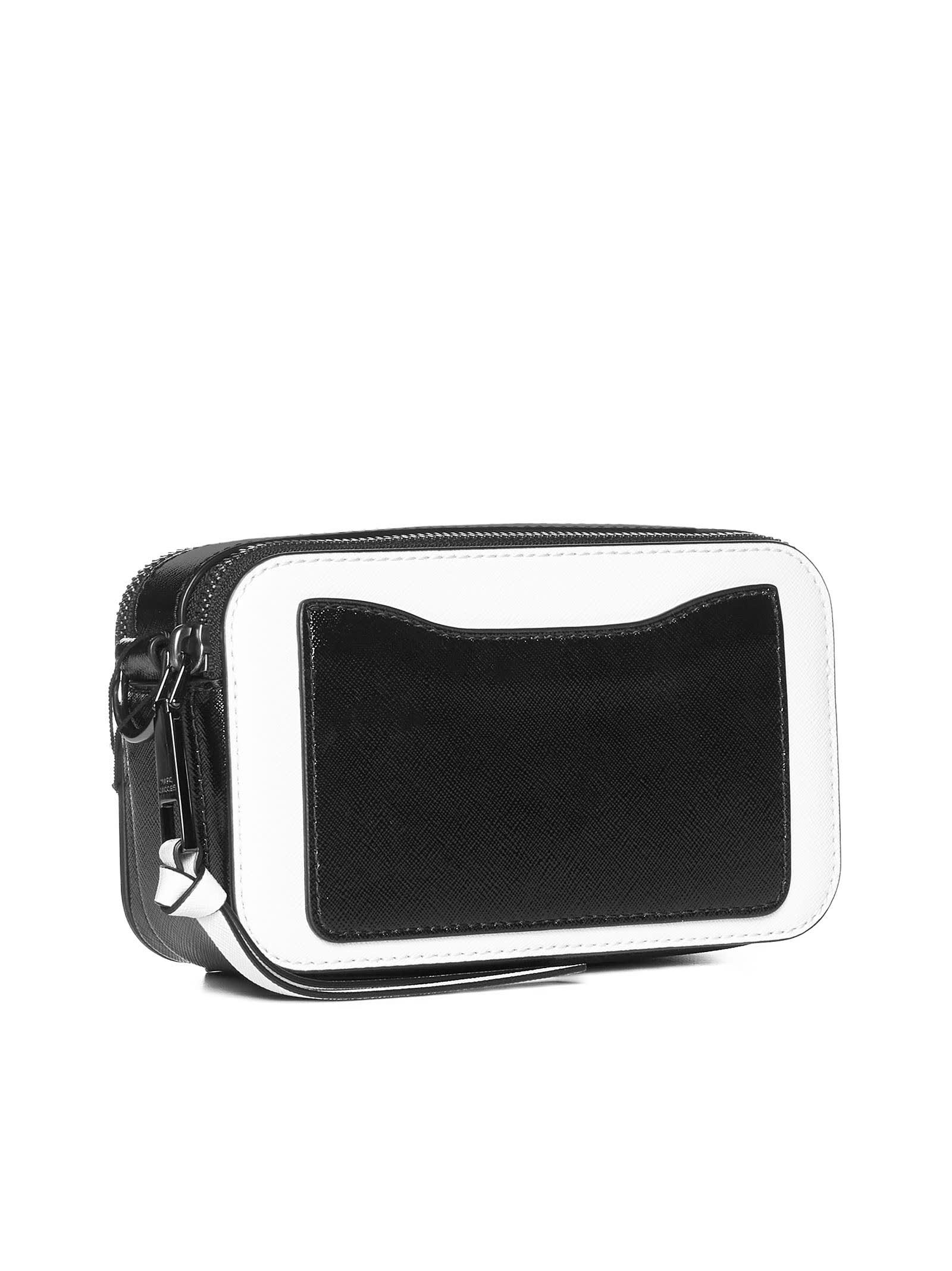 Marc Jacobs Ganni Twill Midi Trench In Black White