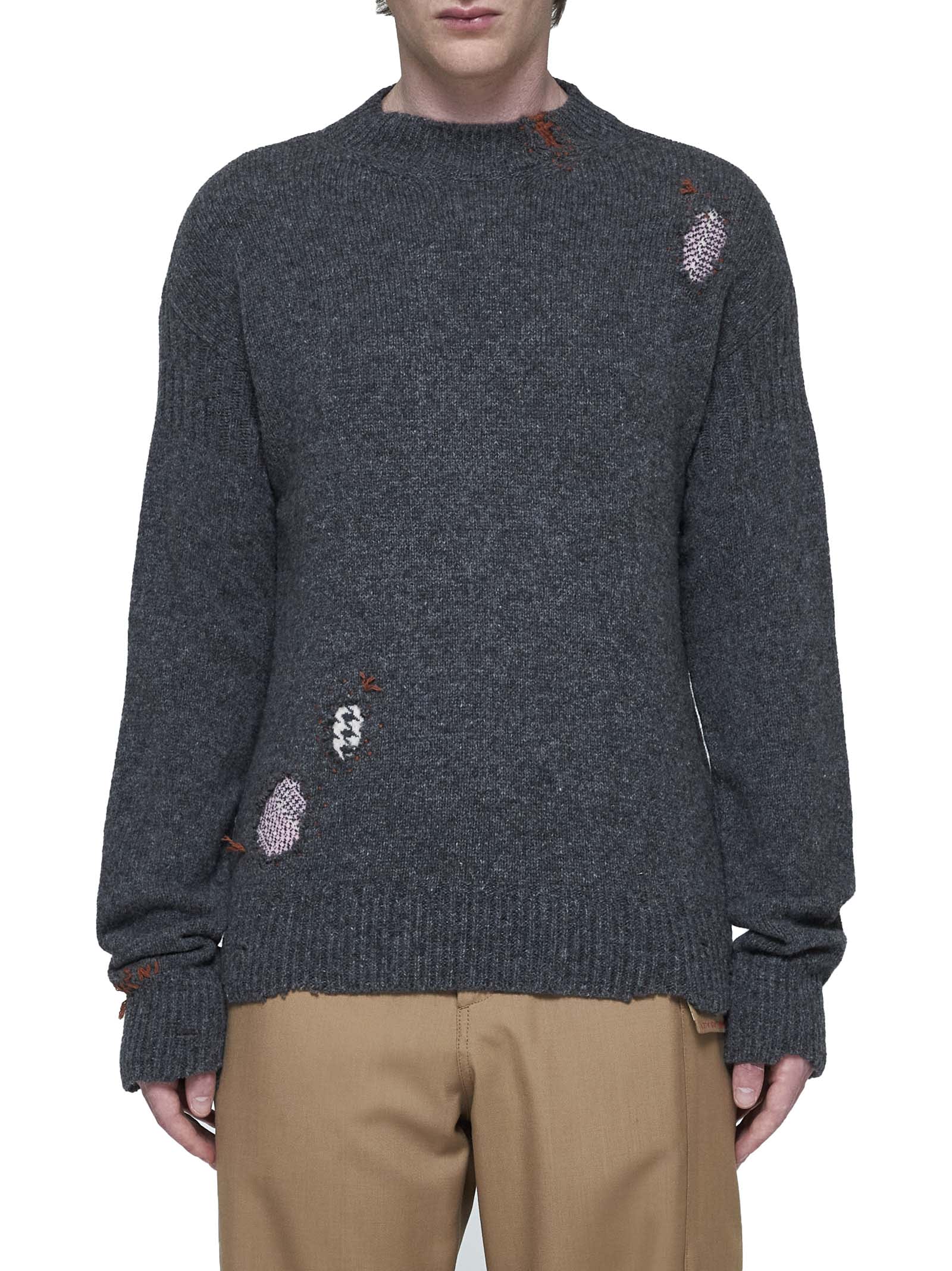 Shop Marni Sweater In Granite