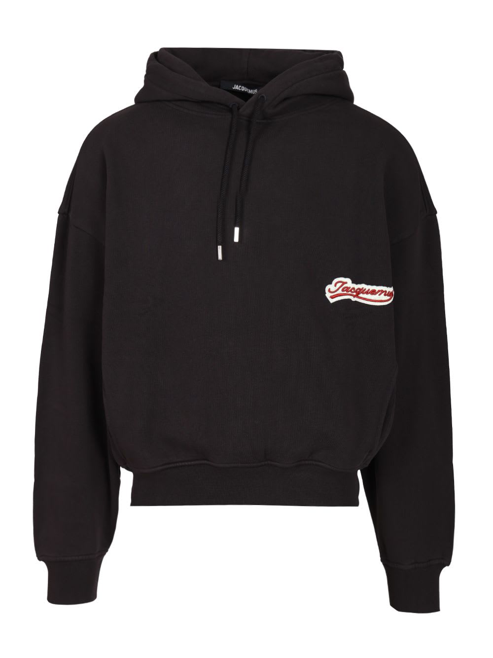 Jacquemus Cotton Sweatshirt With Logo In White