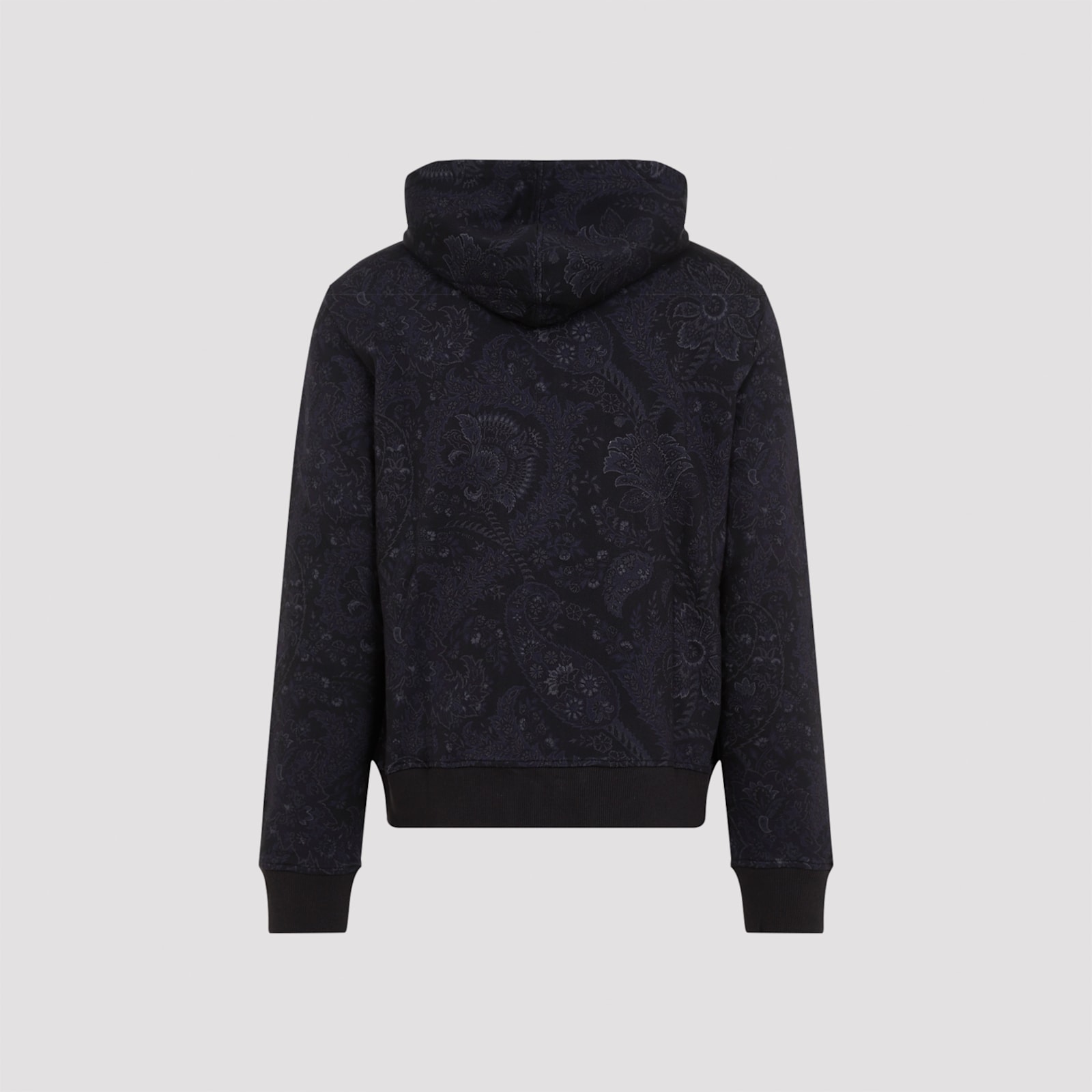 Shop Etro Zipped Hoodie In F.do Blu