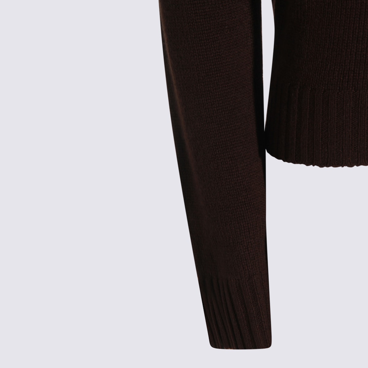 Allude Bordeaux Cashmere Knitwear In Brown