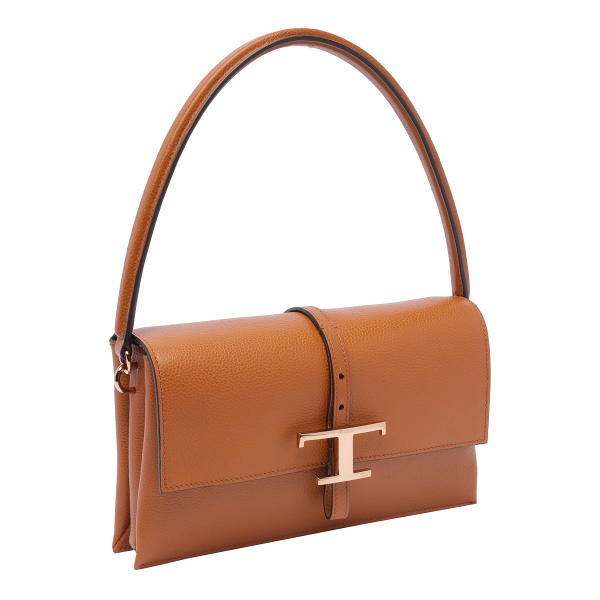 Tod's T-timeless Flap Bag In Brown