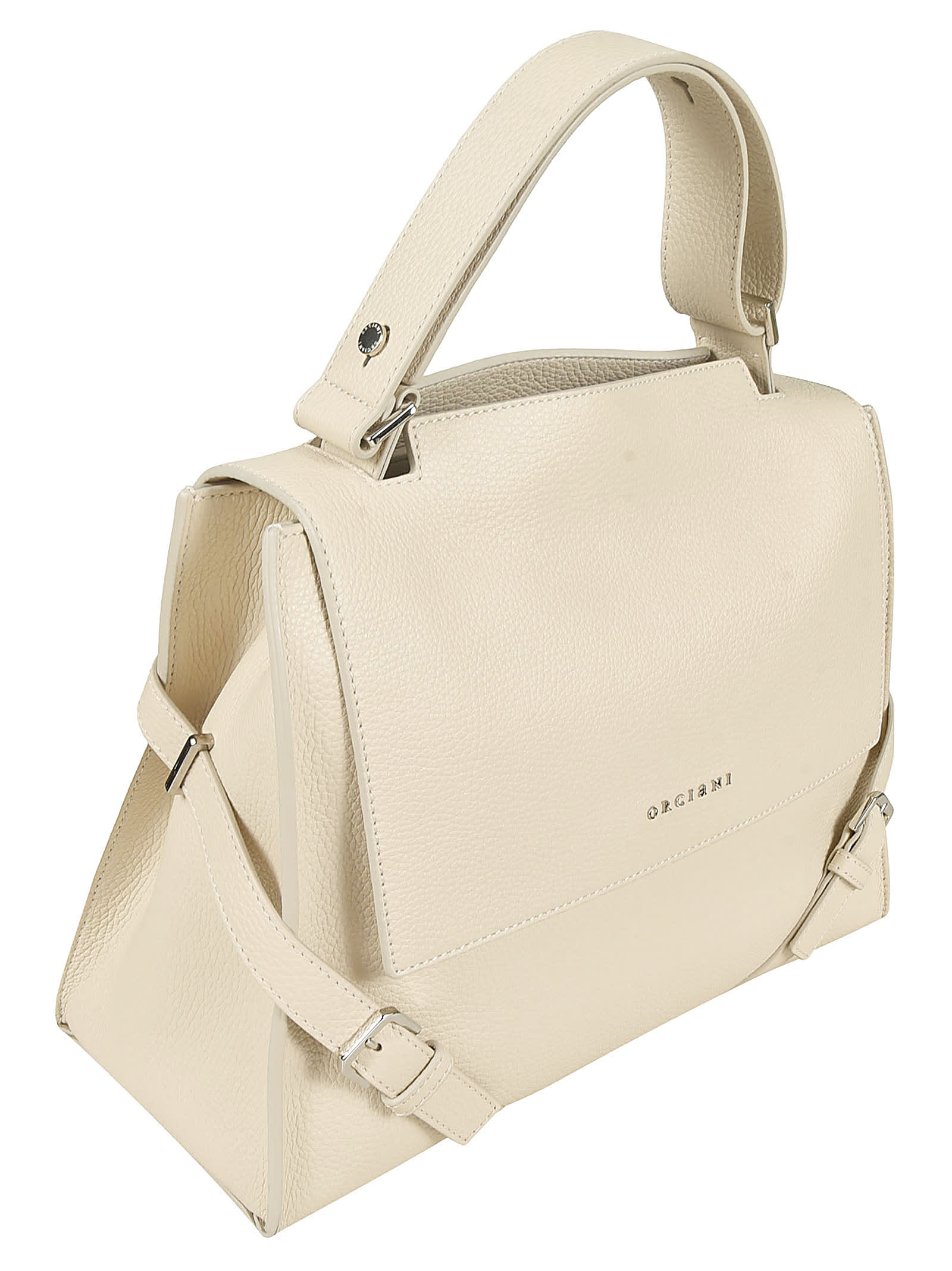 Shop Orciani Sveva Shoulder Bag In Acqua