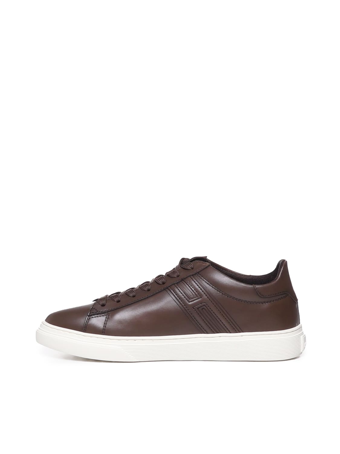 Shop Hogan H365 Sneakers In Brown