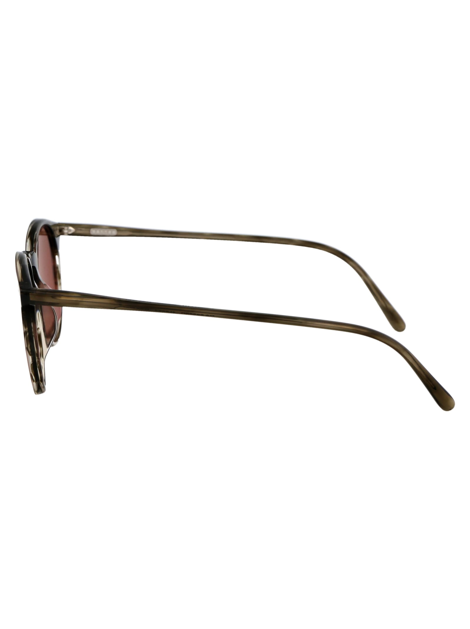 Shop Oliver Peoples N.02 Sun Sunglasses In 173553 Soft Olive Bark