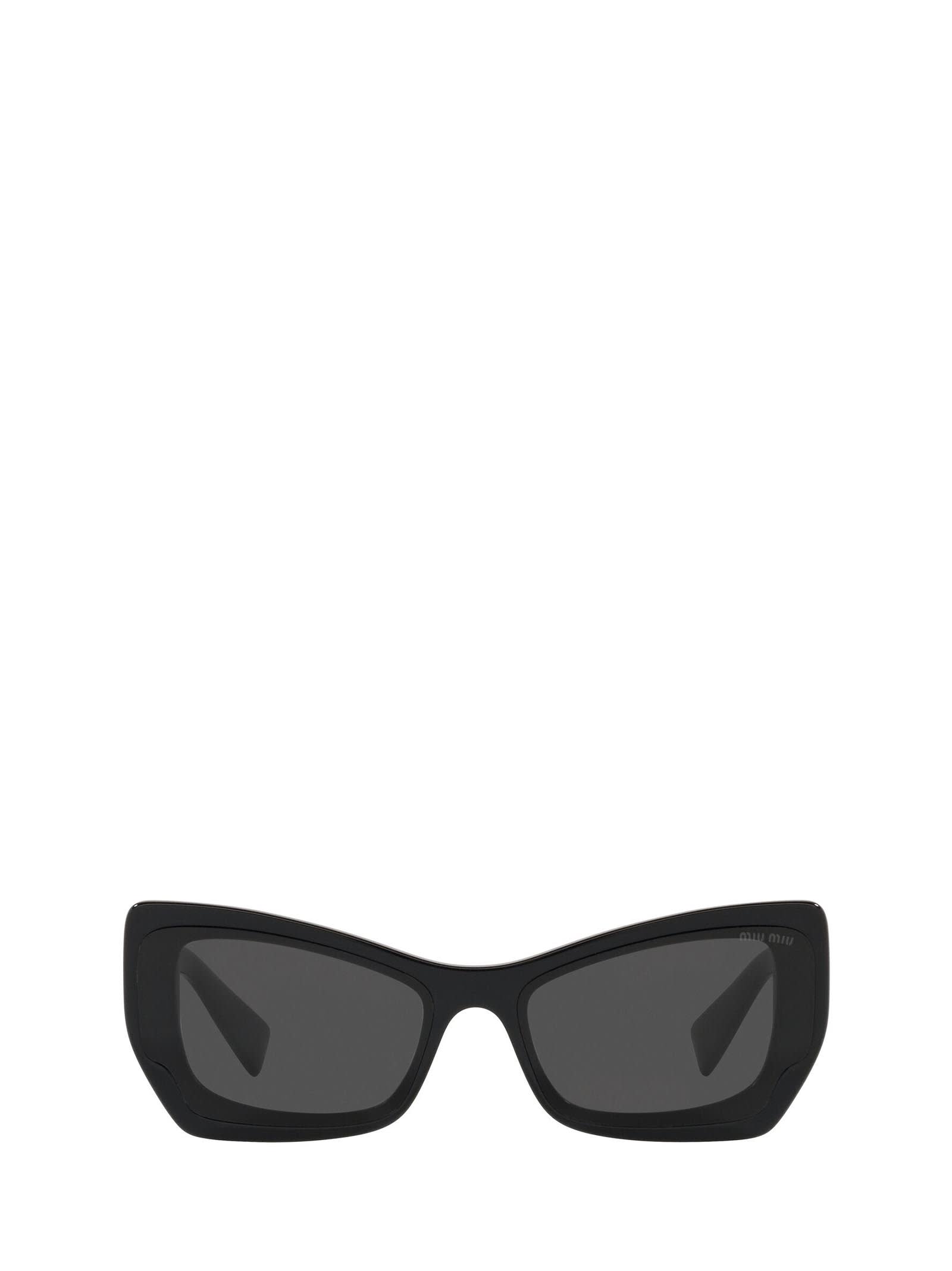 Miu Miu Eyewear Miu Miu Mu 07xs Crystal Black Sunglasses