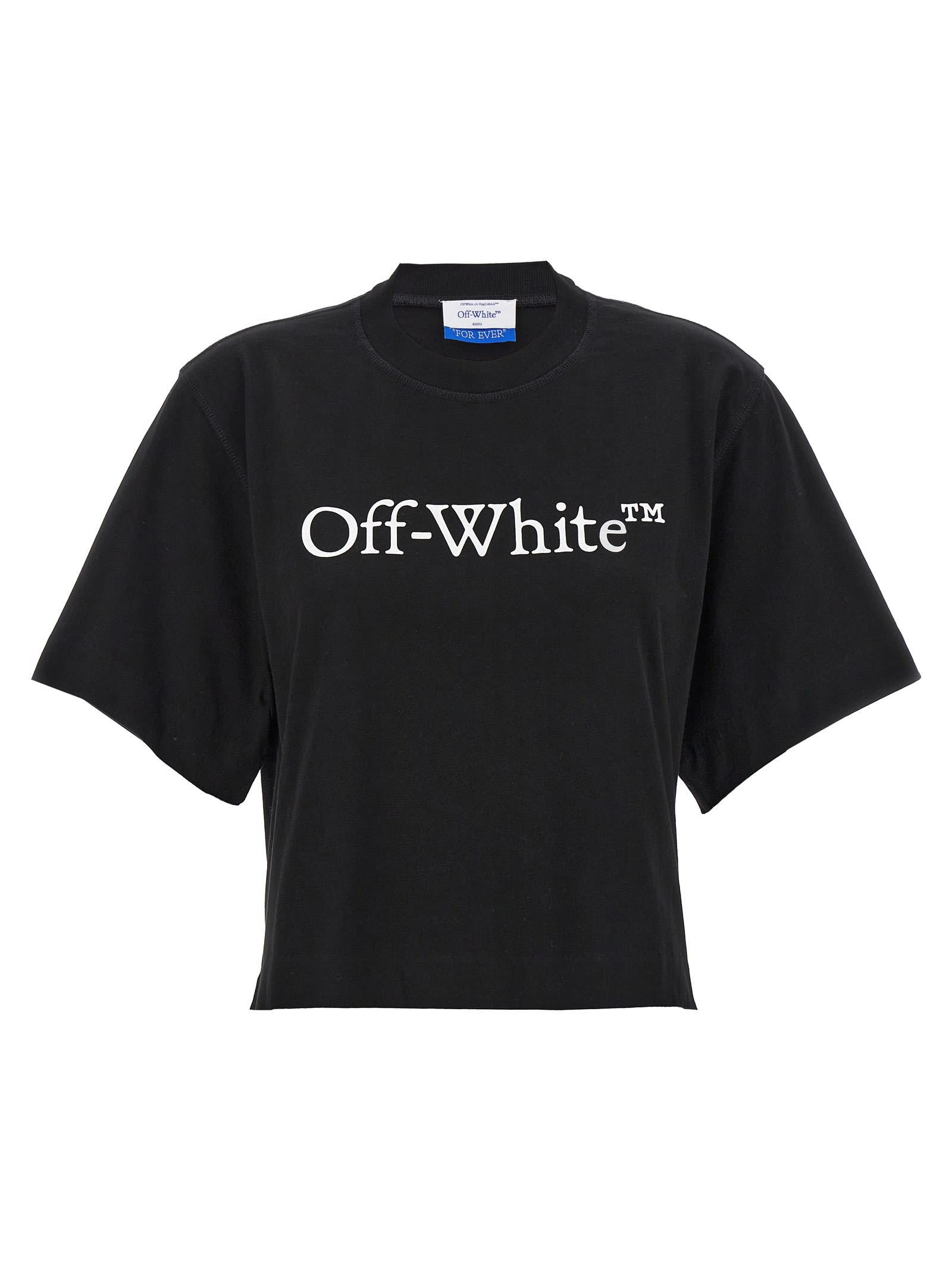 Shop Off-white Logo T-shirt In Black