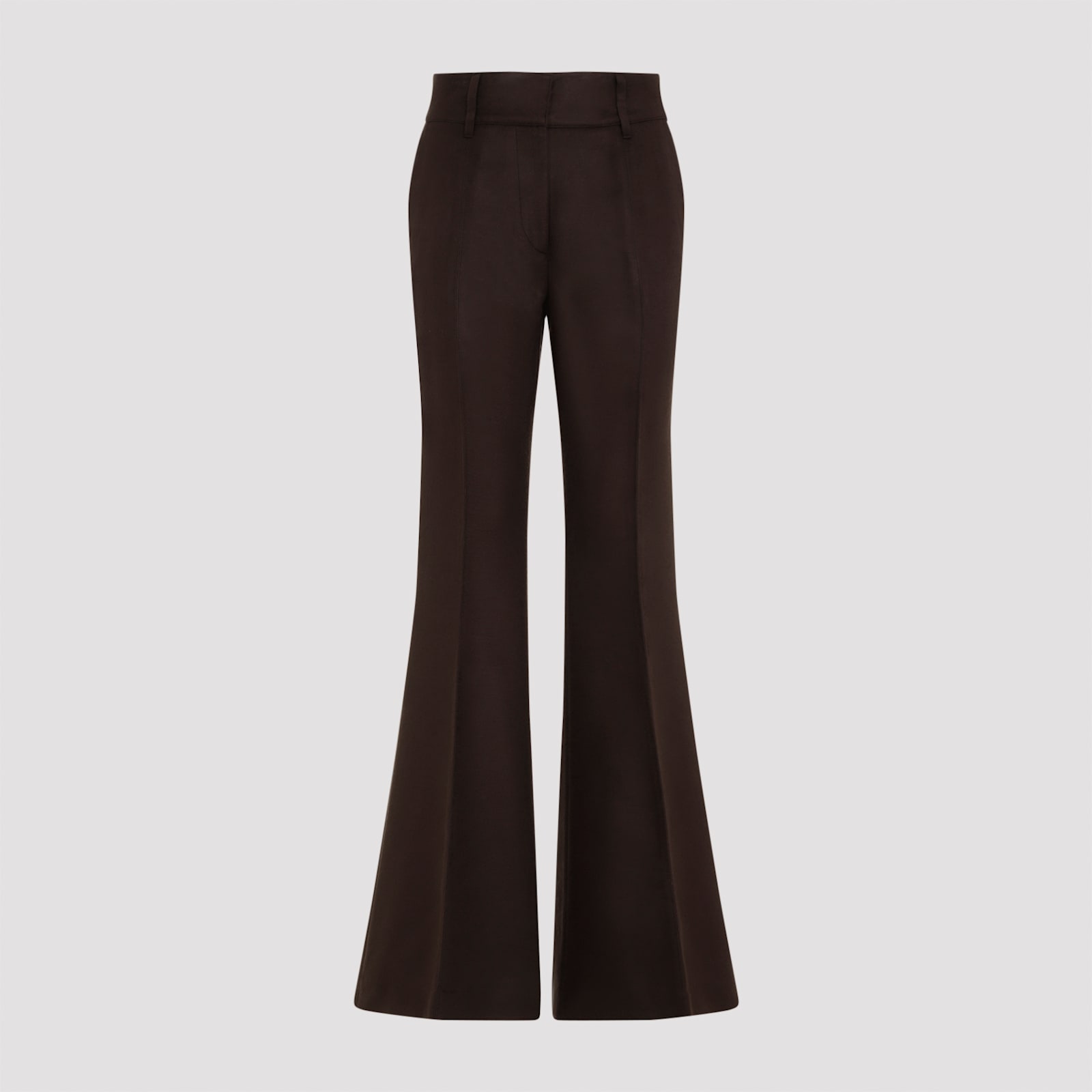 Shop Gabriela Hearst Rhein Pant In Cho Chocolate