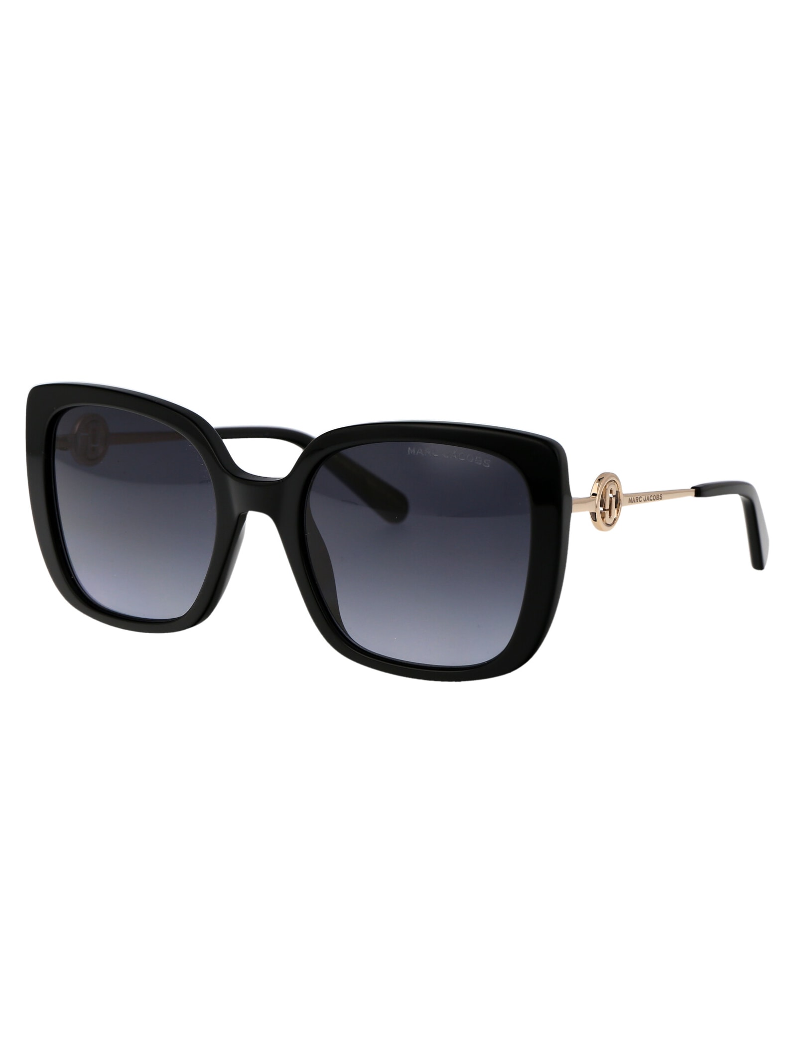 Shop Marc Jacobs Marc 727/s Sunglasses In 8079o Black