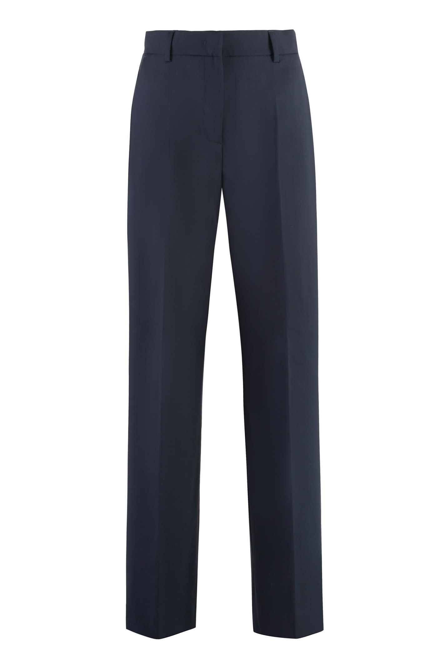 WEEKEND MAX MARA VISIVO VIRGIN WOOL TROUSERS 