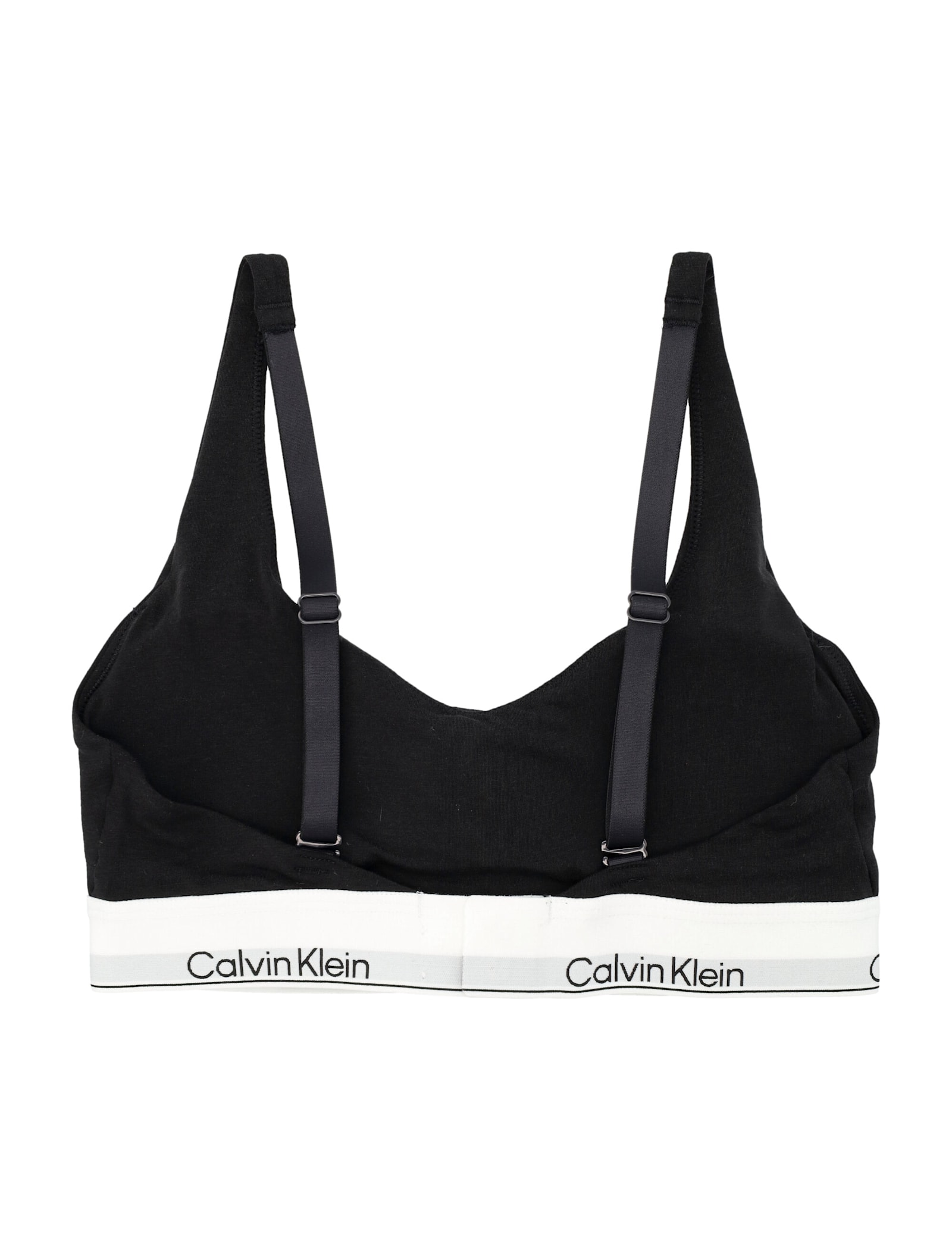 Calvin Klein Icon Cotton Modal Infinity Bond Bralette In Black