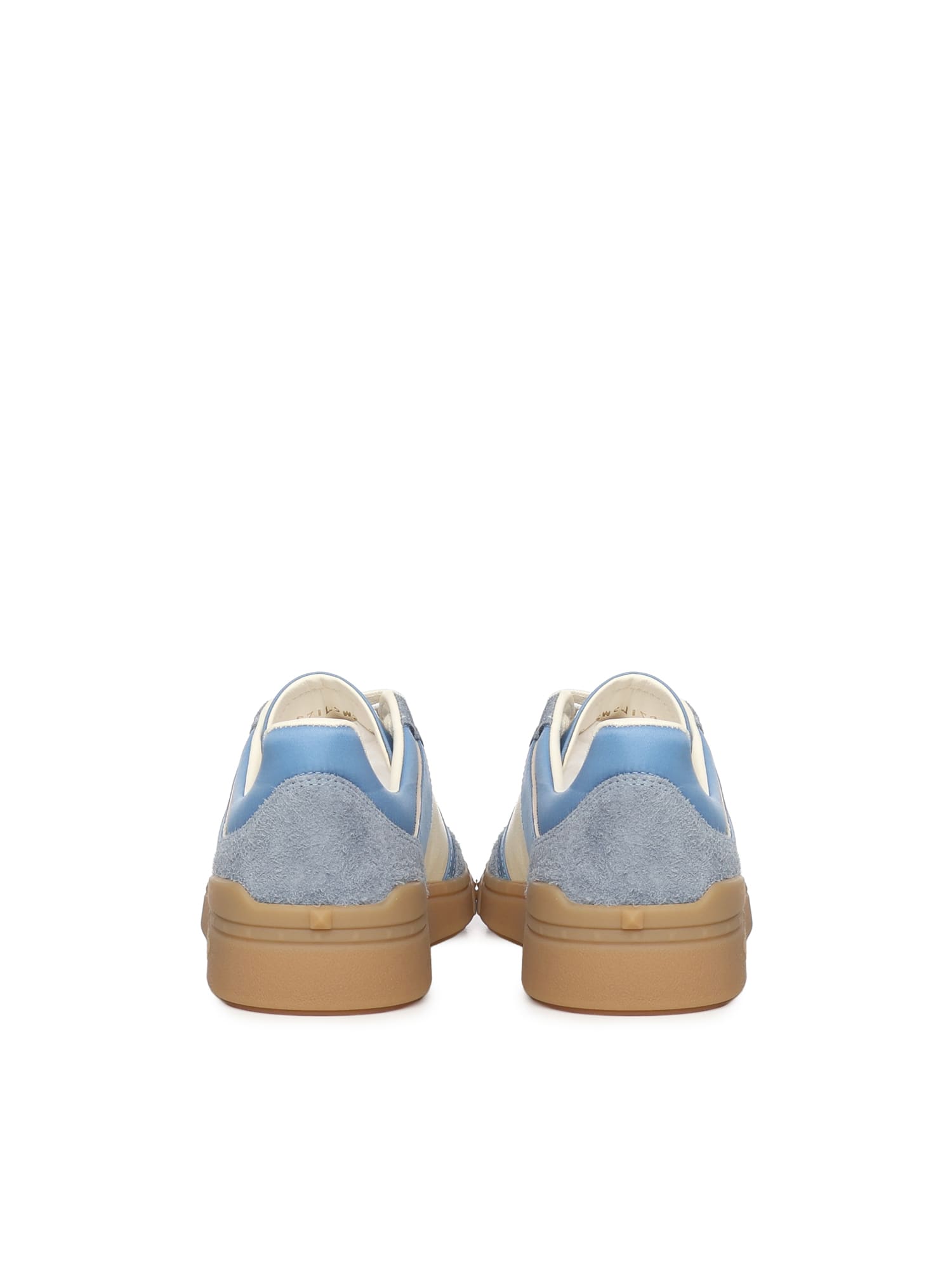 Valentino Upvillage Split Leather Sneakers In Multi