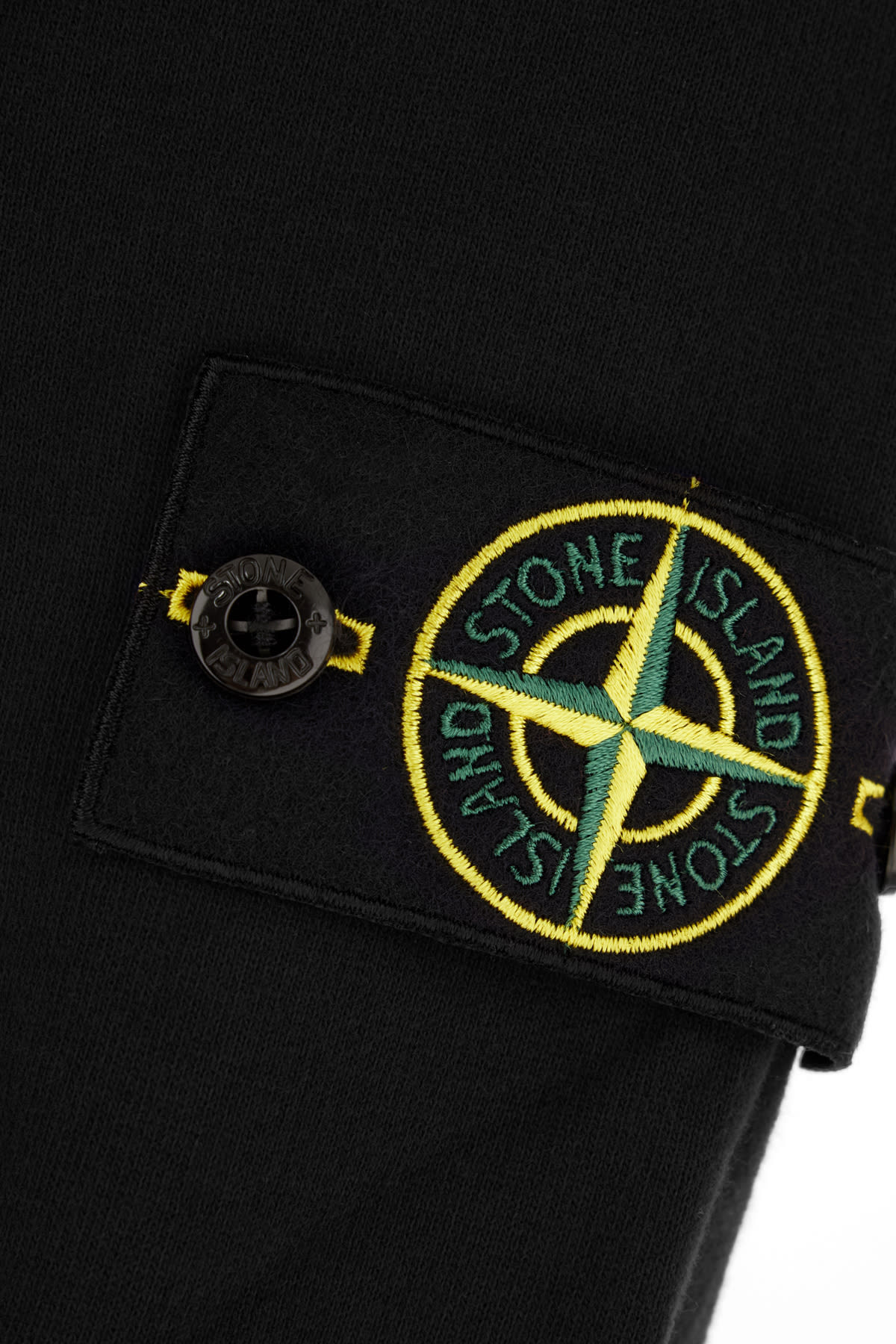Stone Island Light Rws Pure Wool Sweater In Black
