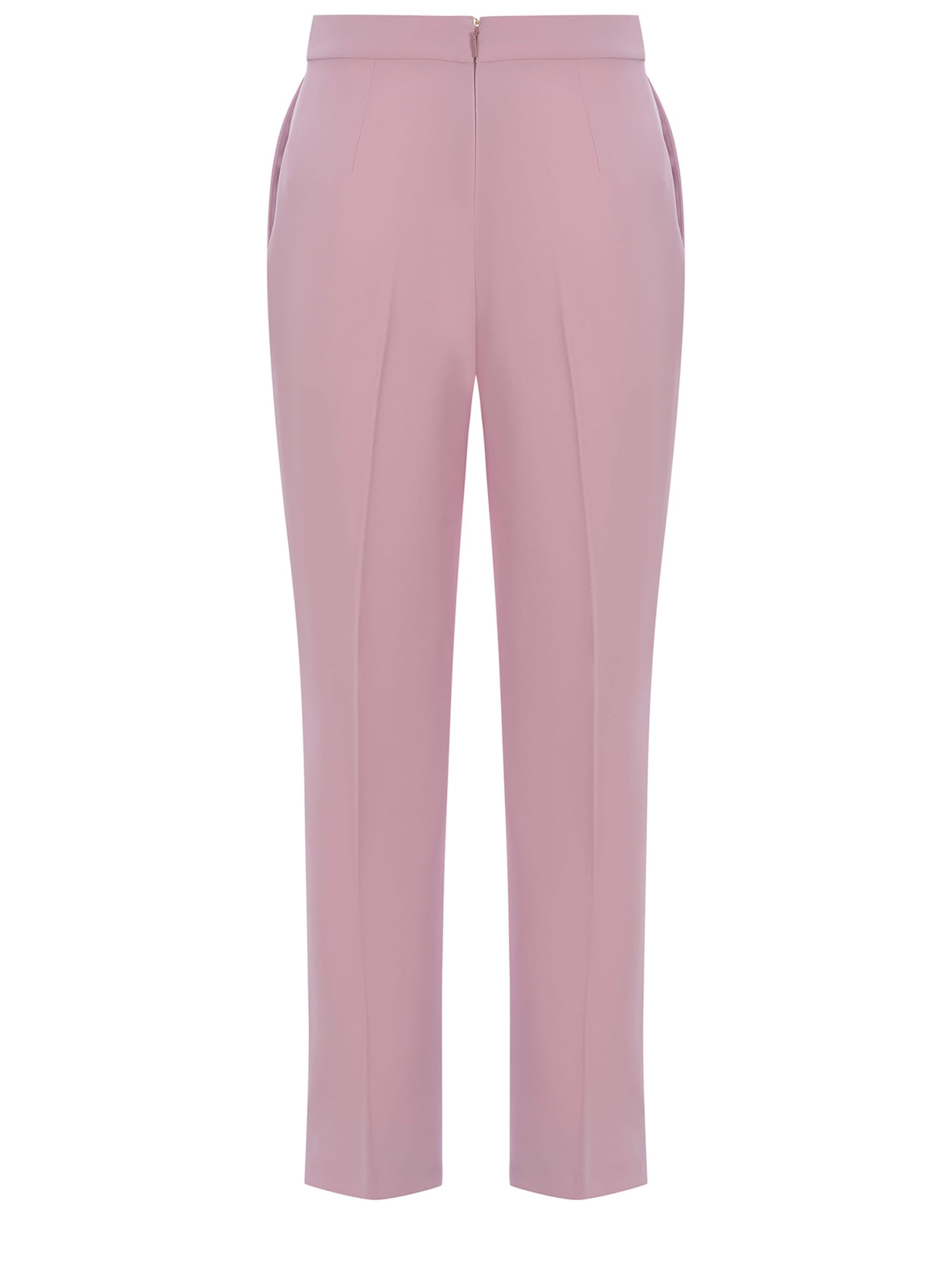 Shop Pinko Trousers  Manna Made Of Crepe In Rosa