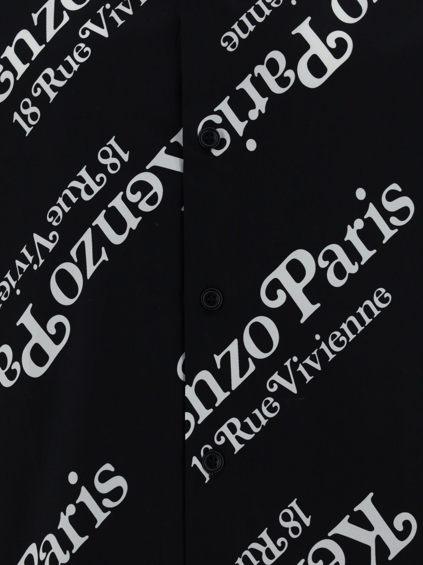 Shop Kenzo Shirt In Black/white