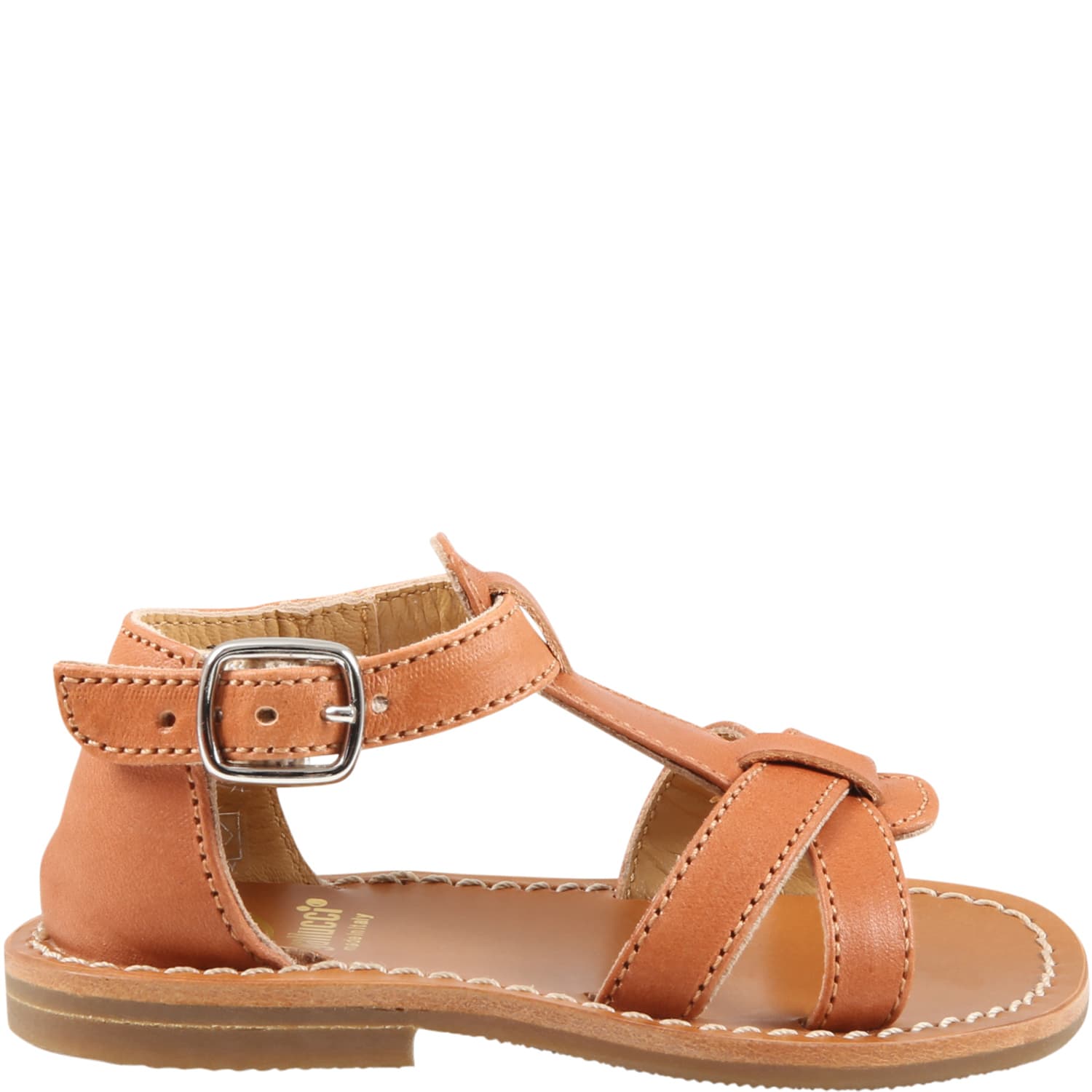 Gallucci Brown Sandales For Girl