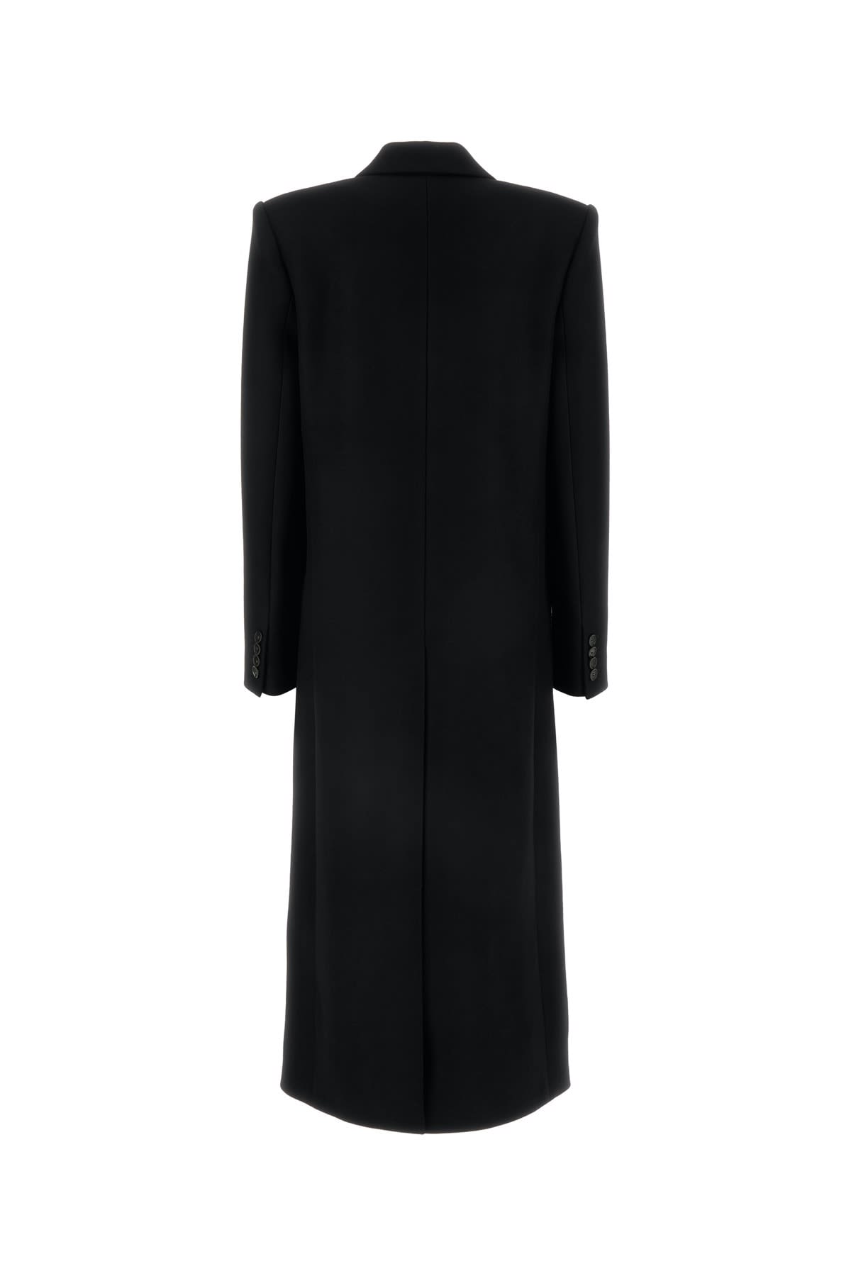 Shop Stella Mccartney Double Breasted Oversized Coat In Ink