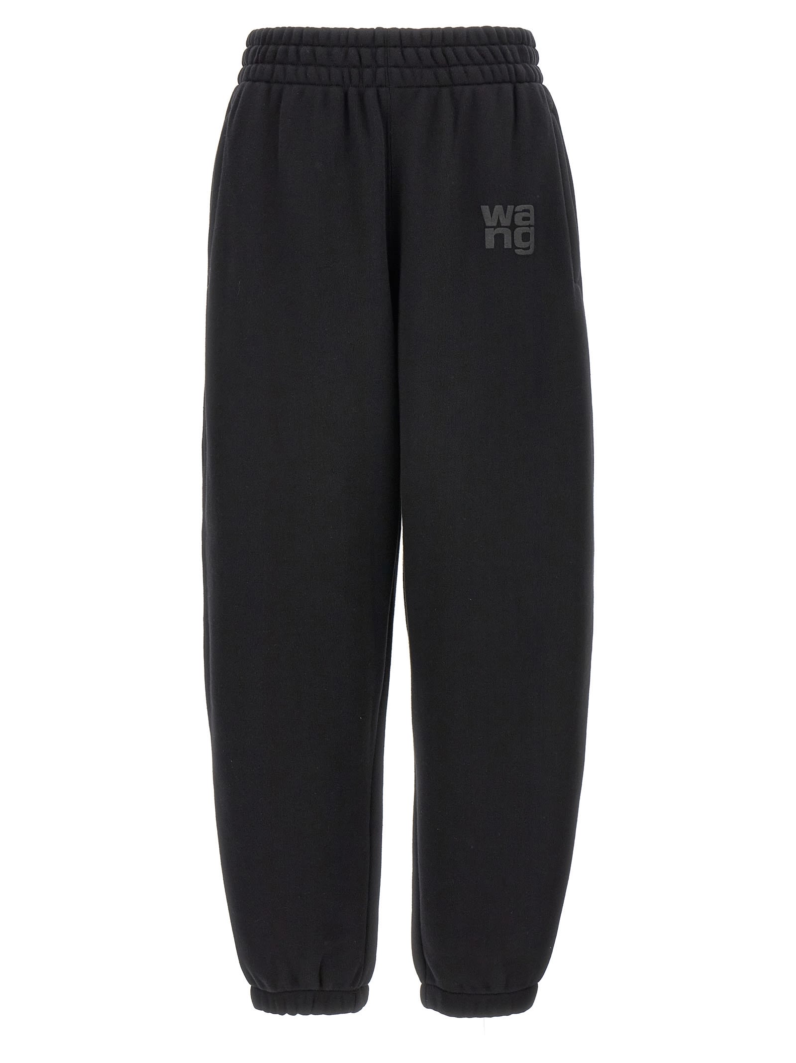 Shop Alexander Wang T Essential Terry Joggers In Black