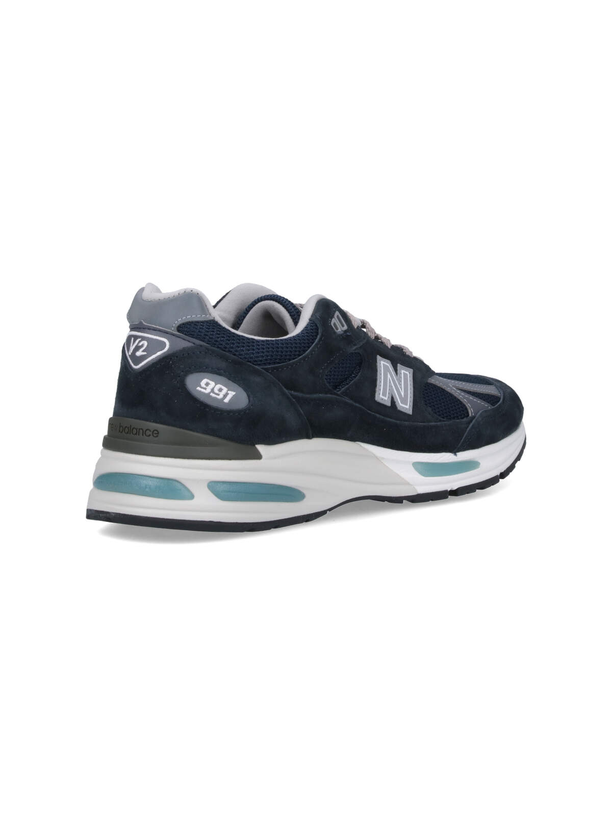 Shop New Balance Made In Uk 991v2 Sneakers In Blue