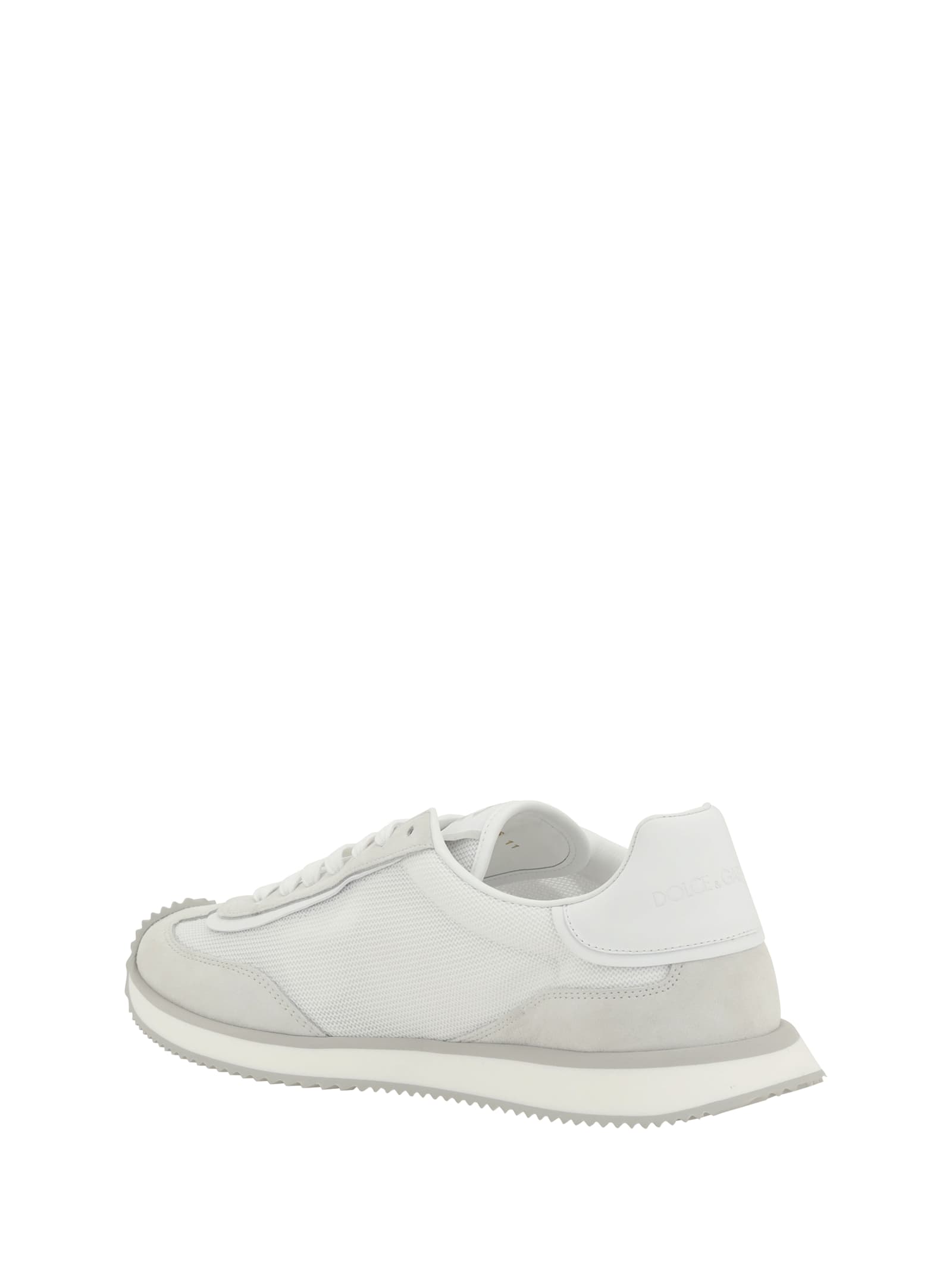 Dolce & Gabbana Portofino Calfskin Sneakers Dg Logo