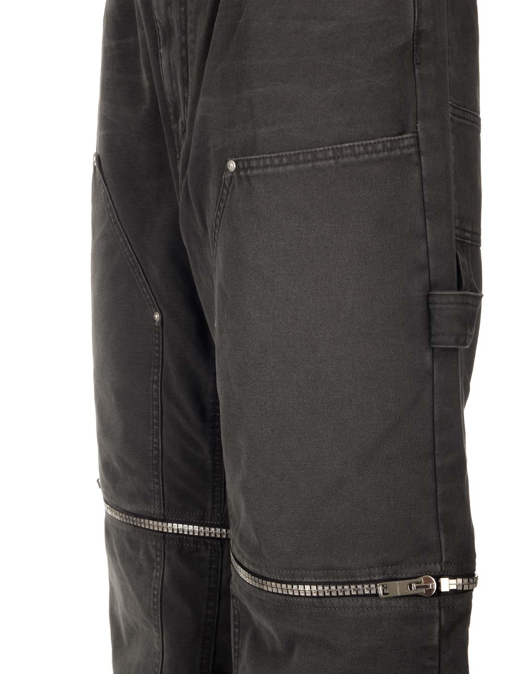 Givenchy Zippered Jeans With Cargo Pockets And Belt Loops