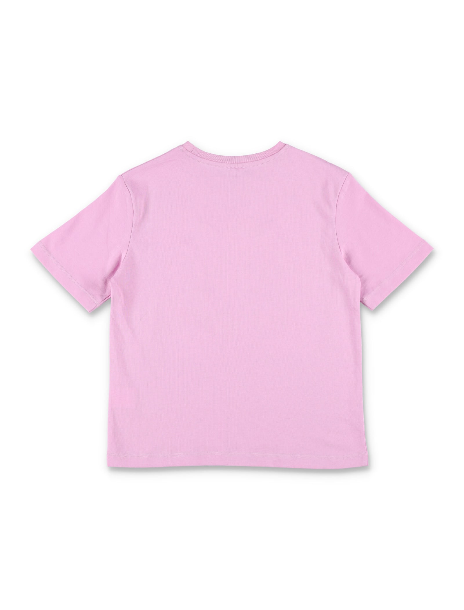 Shop Stella Mccartney Medallion Logo T-shirt In Pink