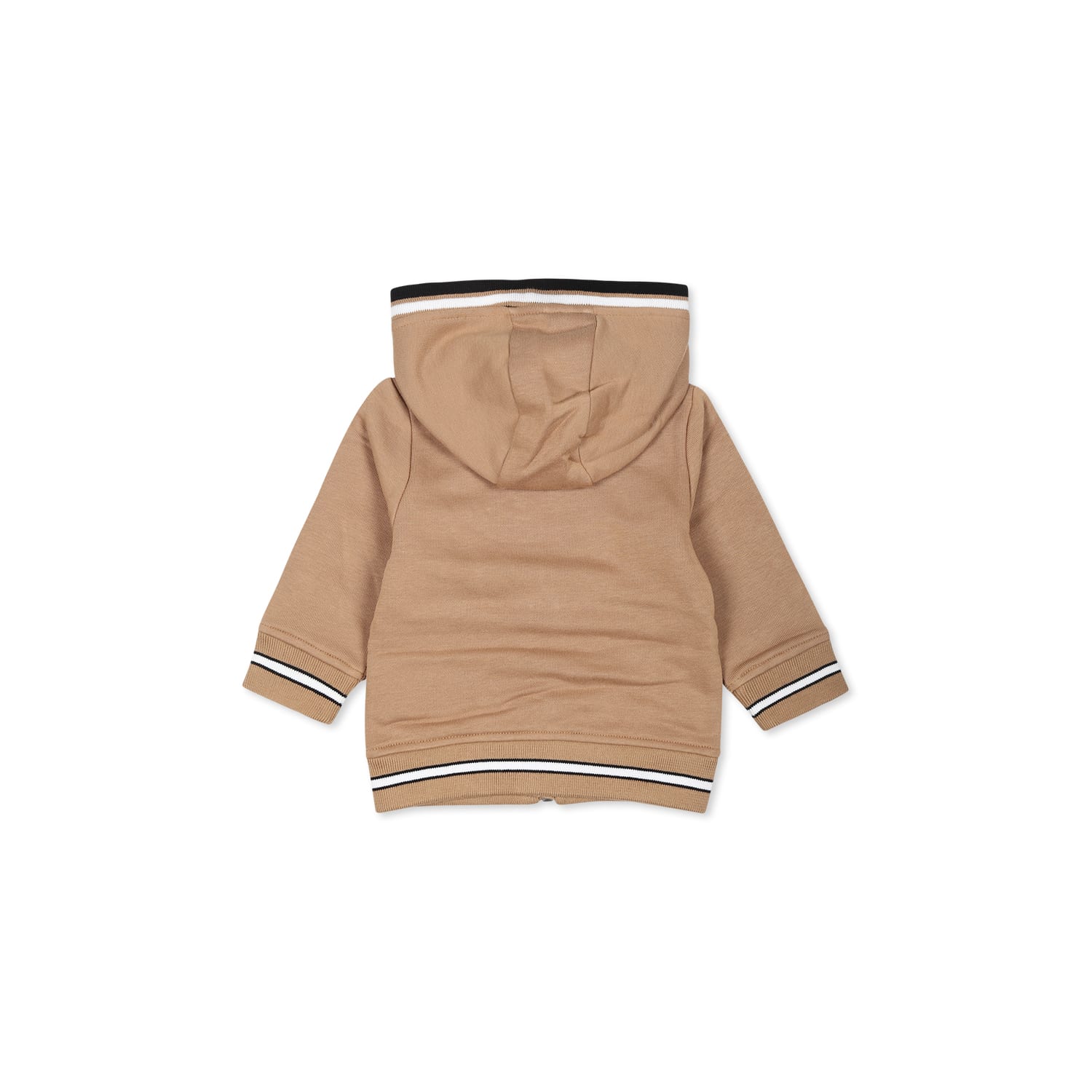 Hugo Boss Beige Sweatshirt For Boy With Logo In Beige