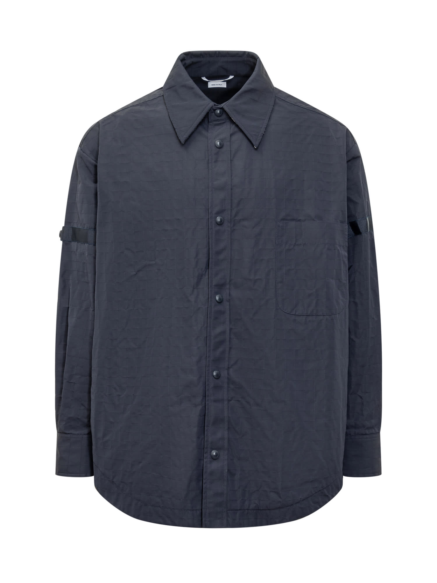 Thom Browne Oversize Shirt With Stitching In Navy