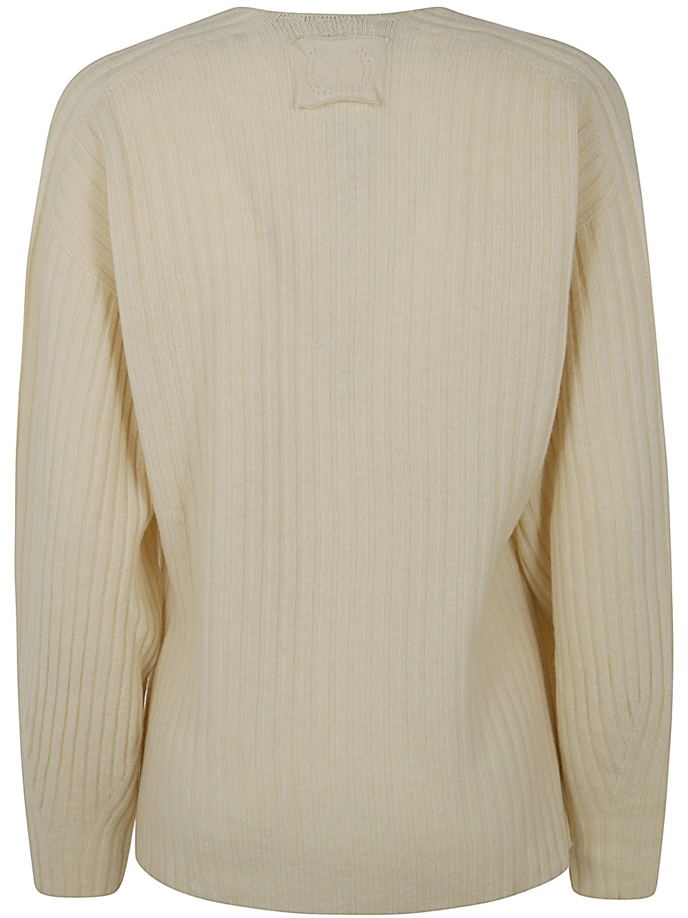 Shop Twinset V Neck Sweater In Snow