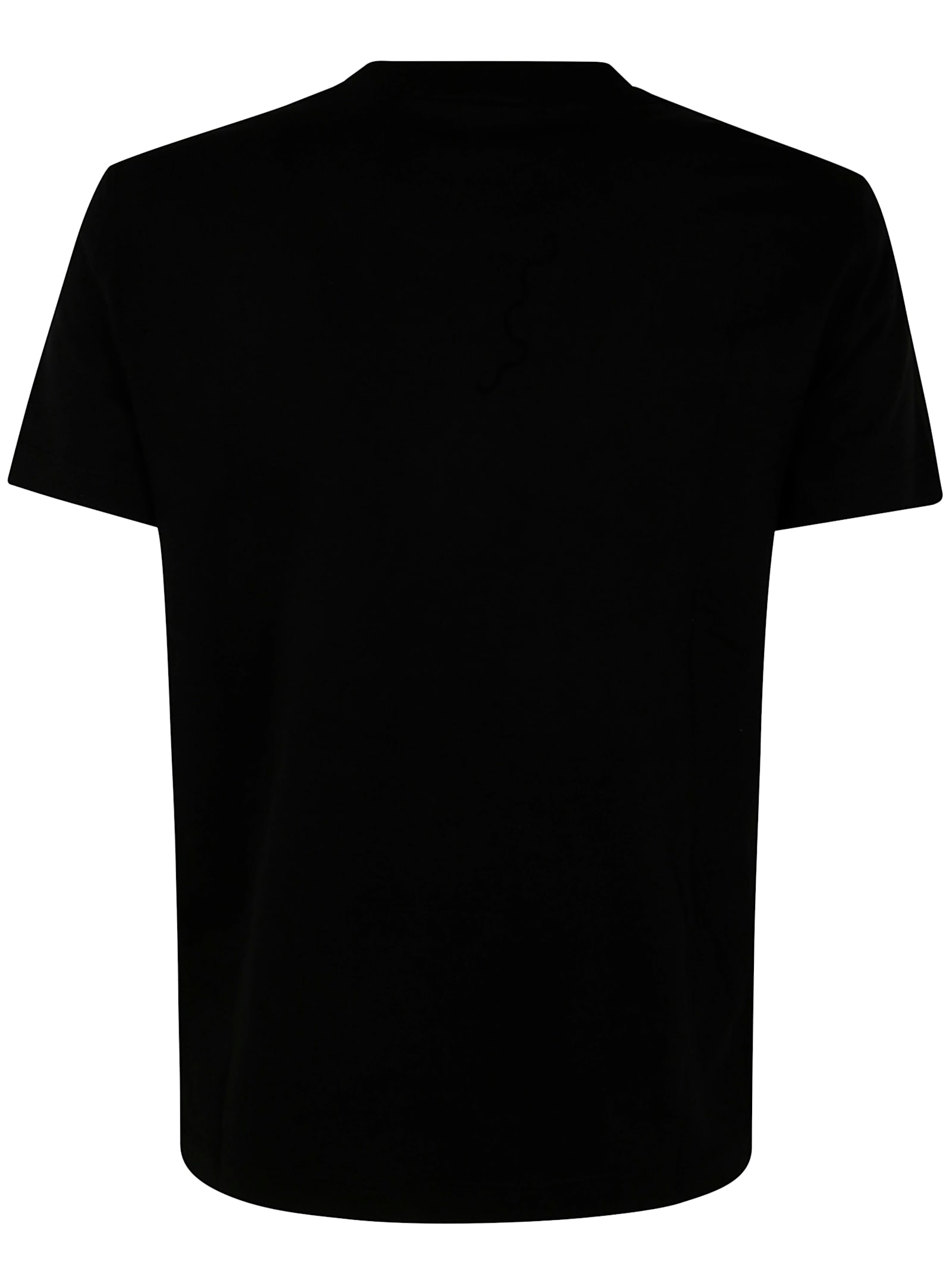 Shop Versace Jeans Couture Logo Tour T-shirt Cotton Jersey In Black