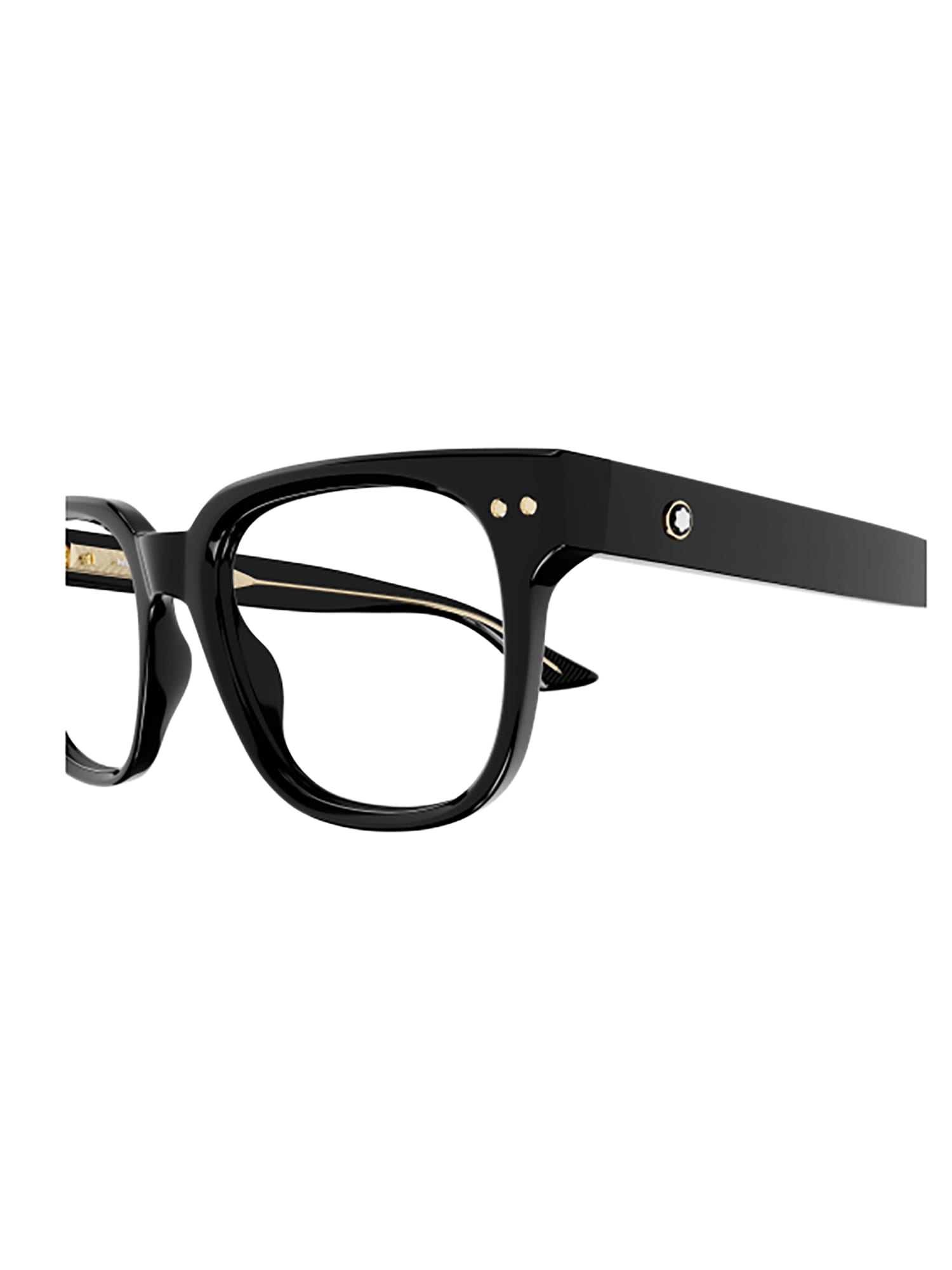 Shop Montblanc Mb0321o Eyewear In Black Black Transpare