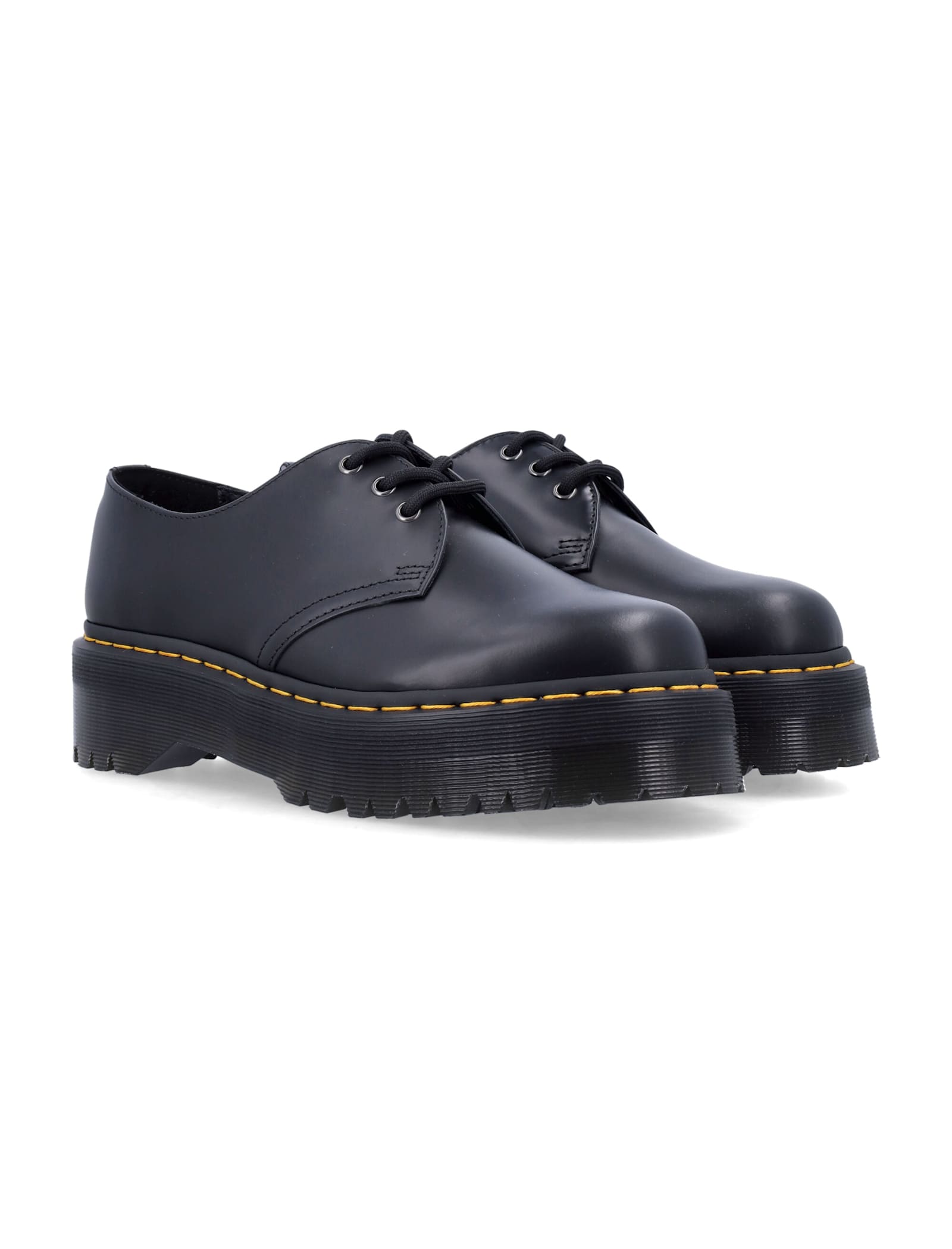 Shop Dr. Martens' 1461 Quad Shoes In Black